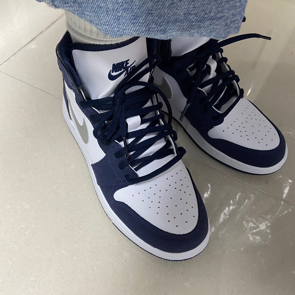 (GS) Jordan 1 Retro High OG CO.JP Midnight Navy 착용 스타일 - 2