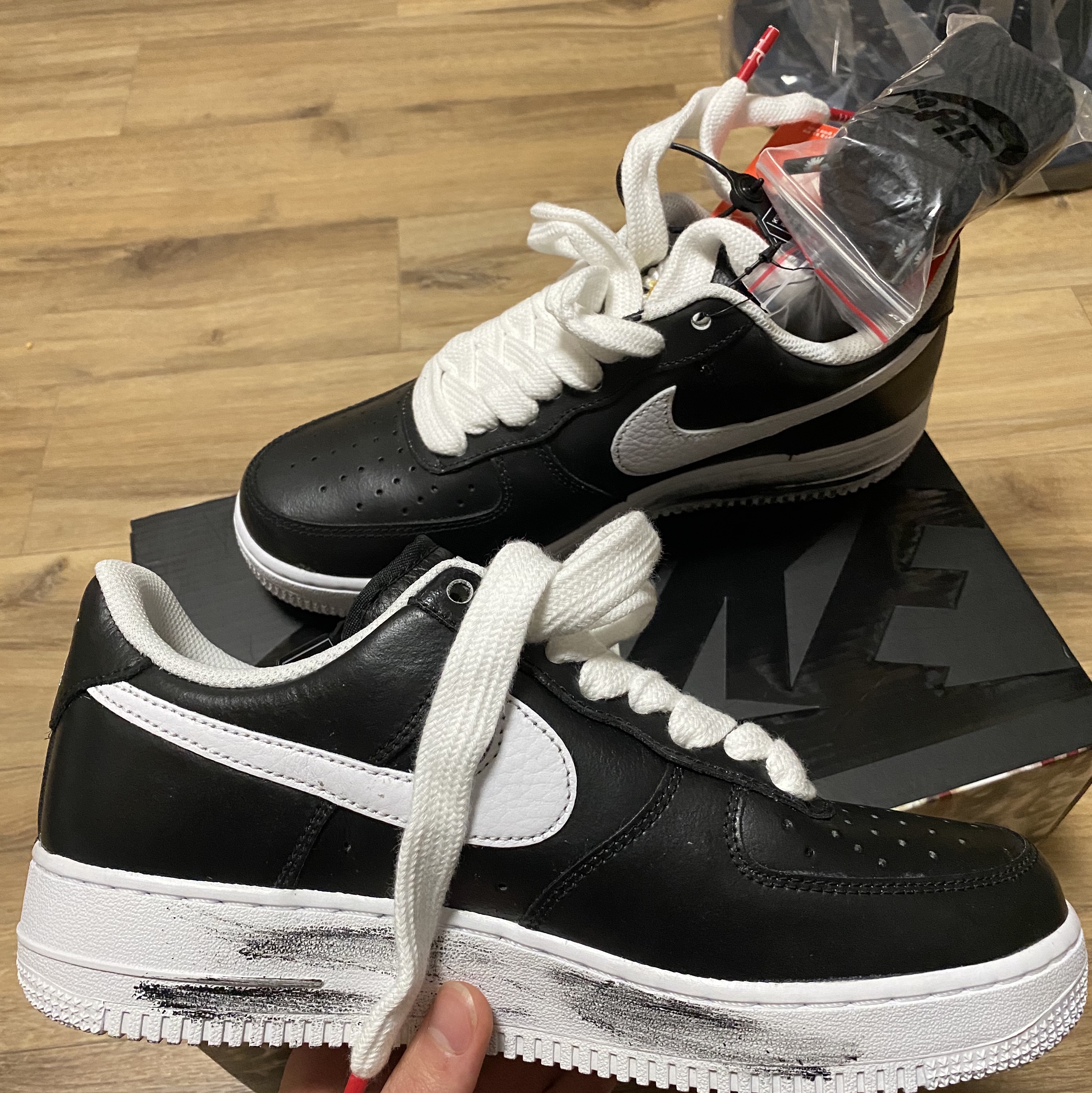 Nike x Peaceminusone Air Force 1 Low Para-Noise 착용 스타일 - 2