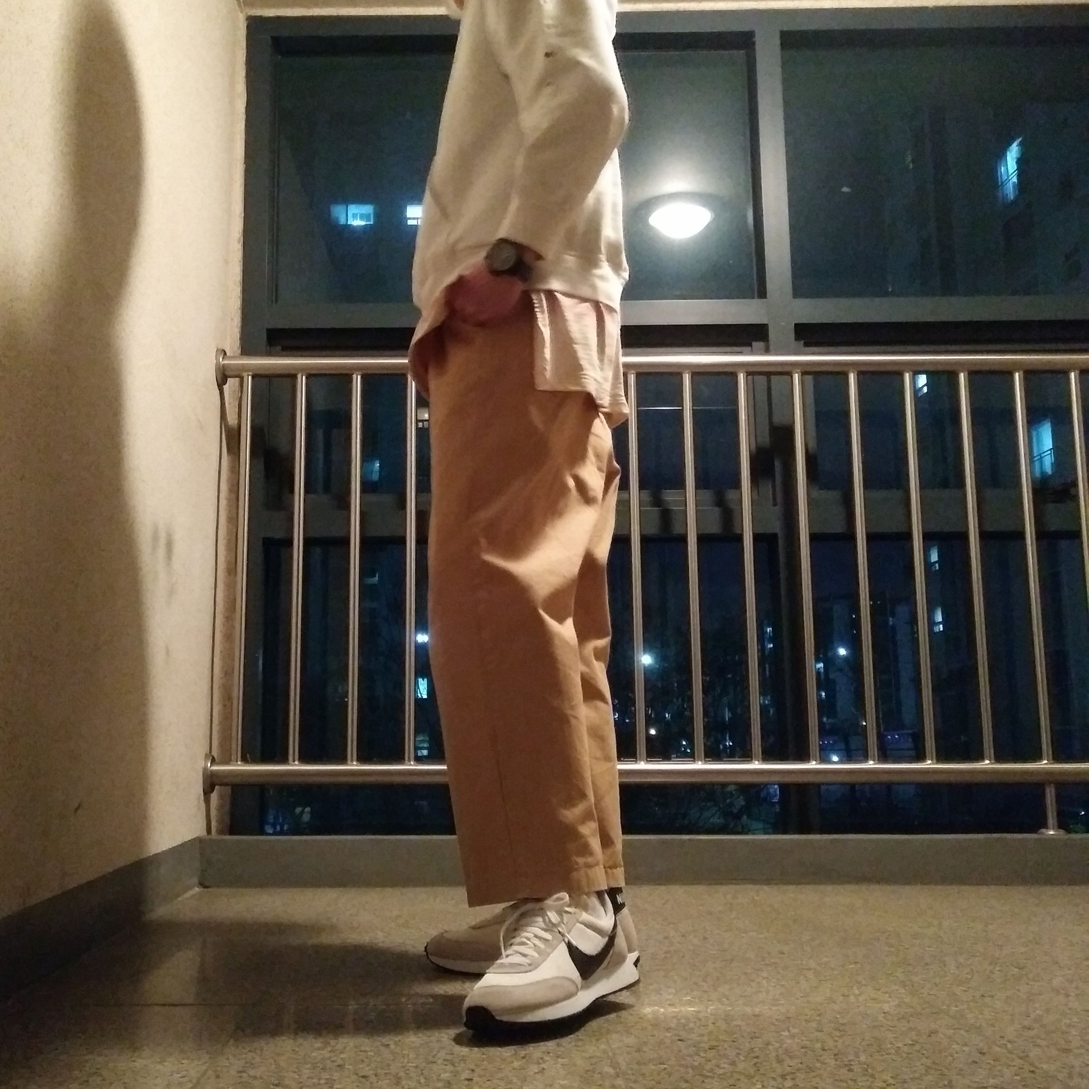 Nike Air Tailwind 79 White Phantom Black 착용 스타일 - 2