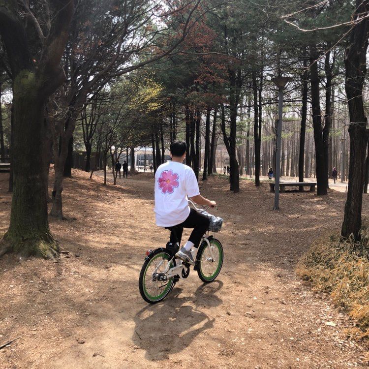 Balenciaga Triple S Trainer Grey 2018, Stussy Cosmos T-Shirt White 착용 스타일