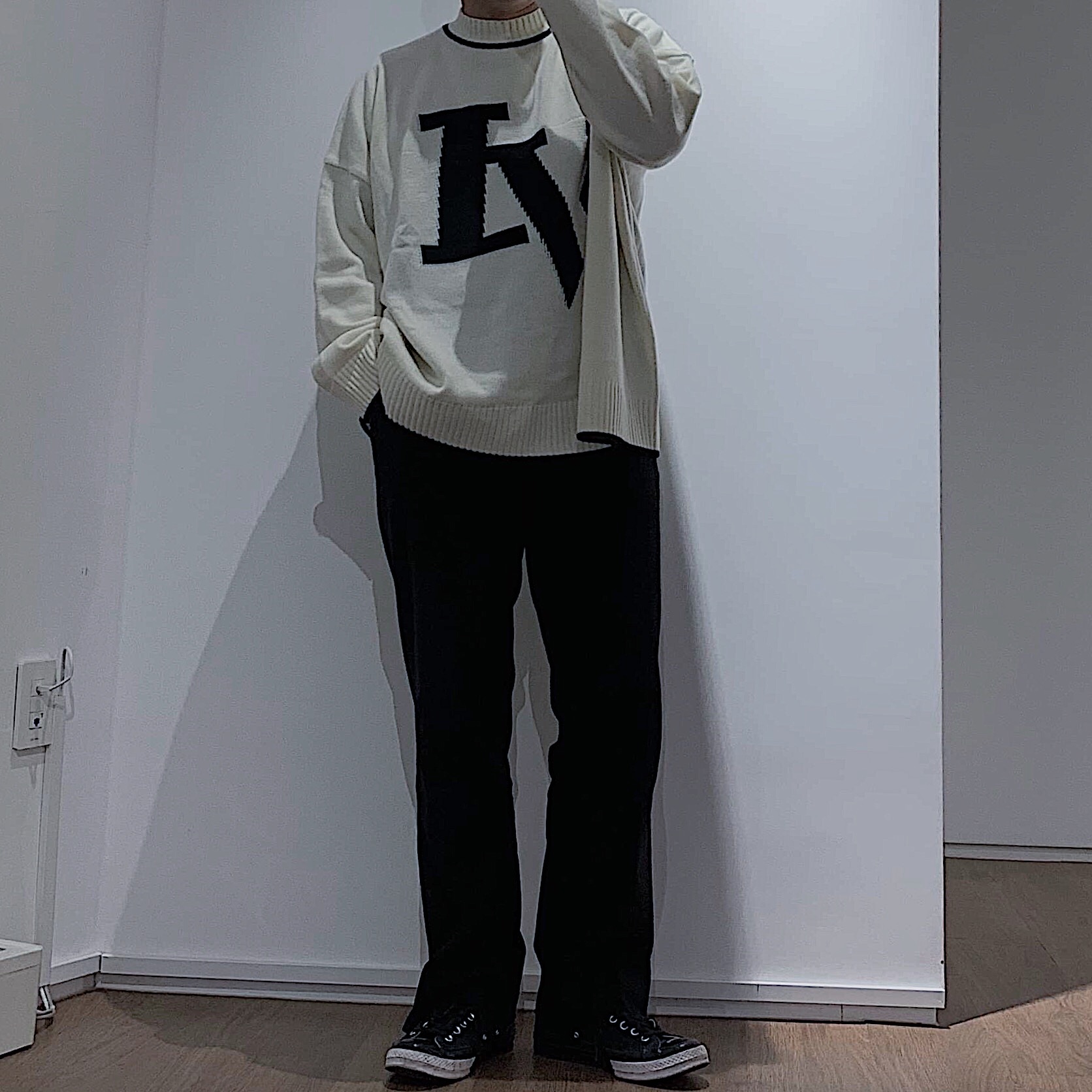 Converse x Undercover Chuck 70 Ox Black 착용 스타일