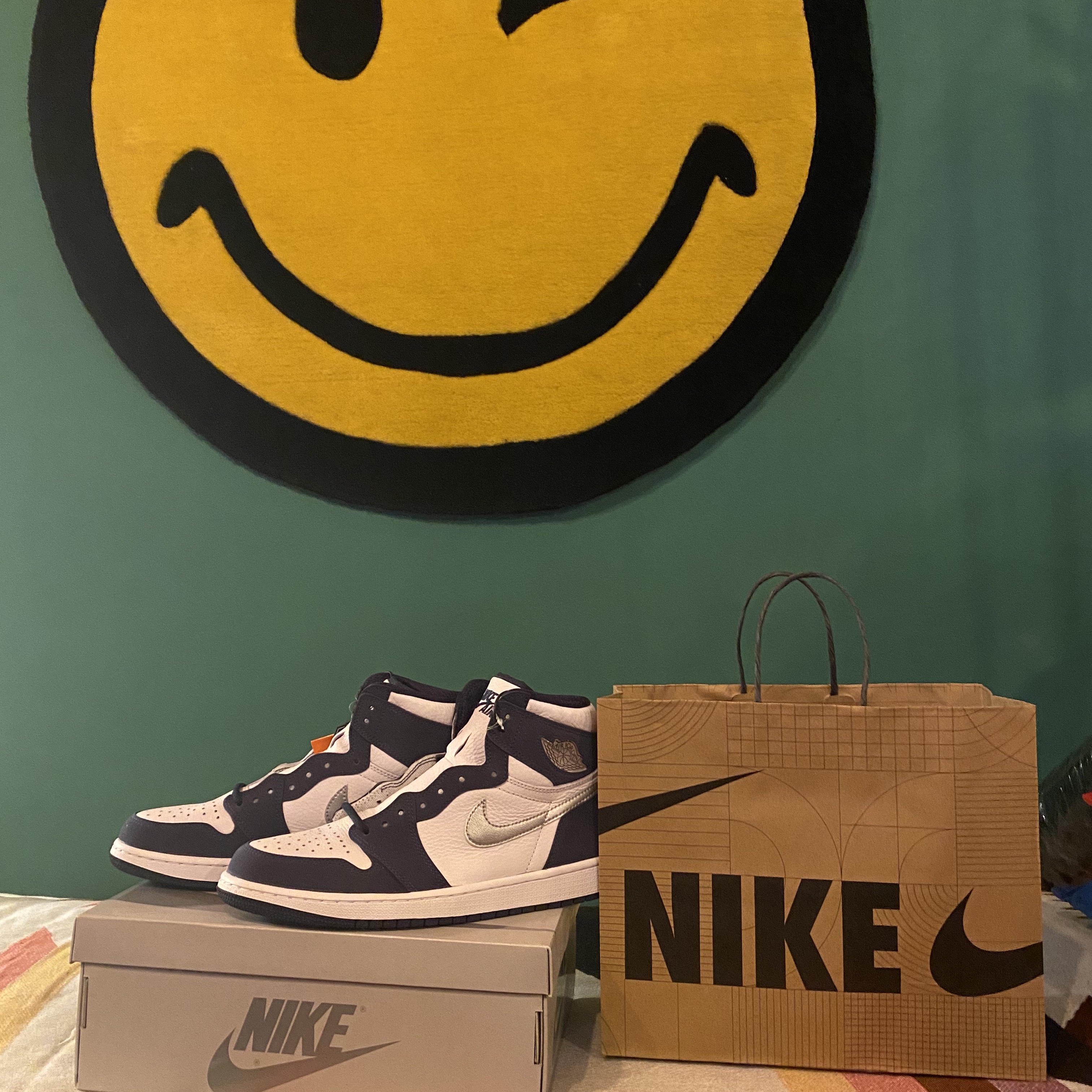 Jordan 1 Retro High OG CO.JP Midnight Navy 착용 스타일
