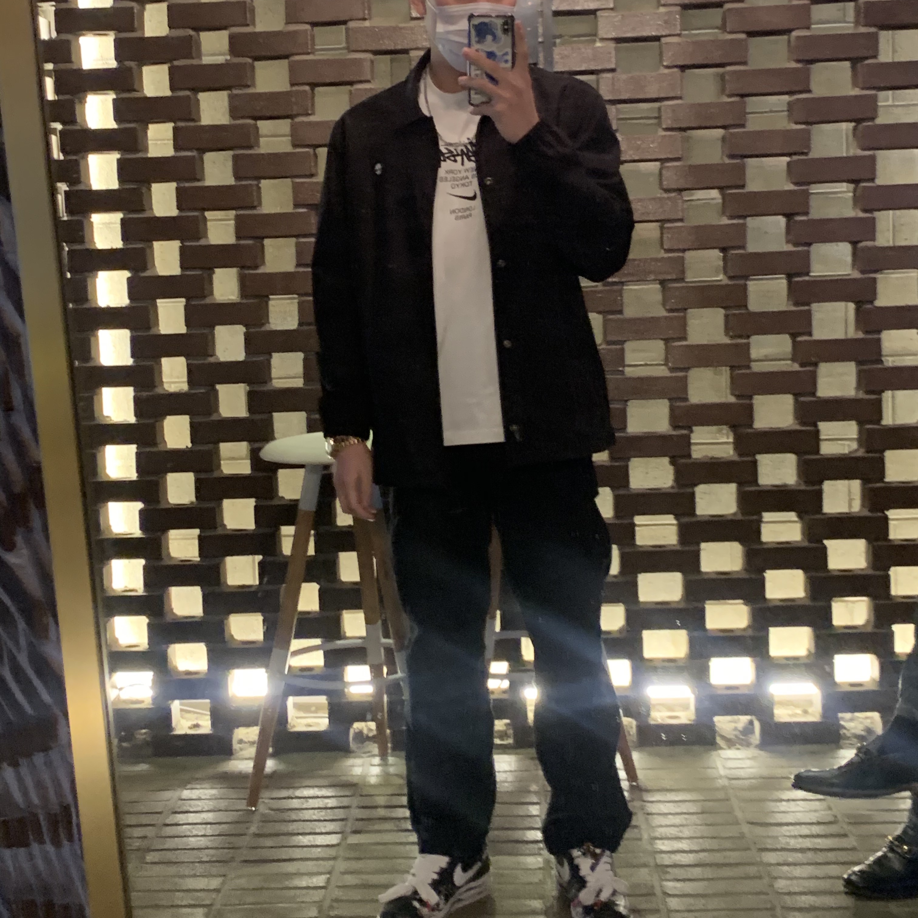 Nike x Stussy WT T-Shirt White - Asia, Nike x Peaceminusone Air Force 1 Low Para-Noise 착용 스타일