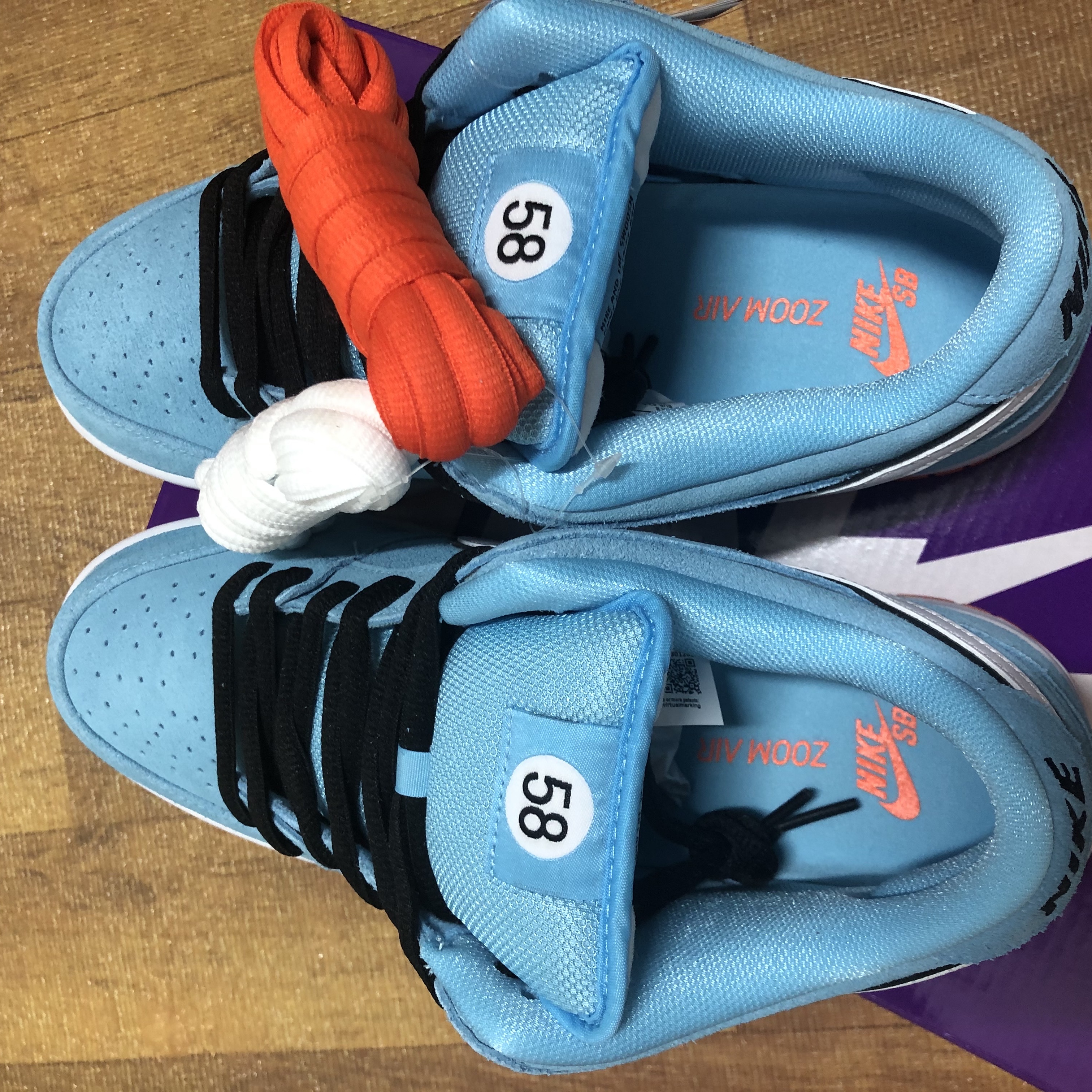 Nike SB Dunk Low Pro Blue Chill 착용 스타일 - 3