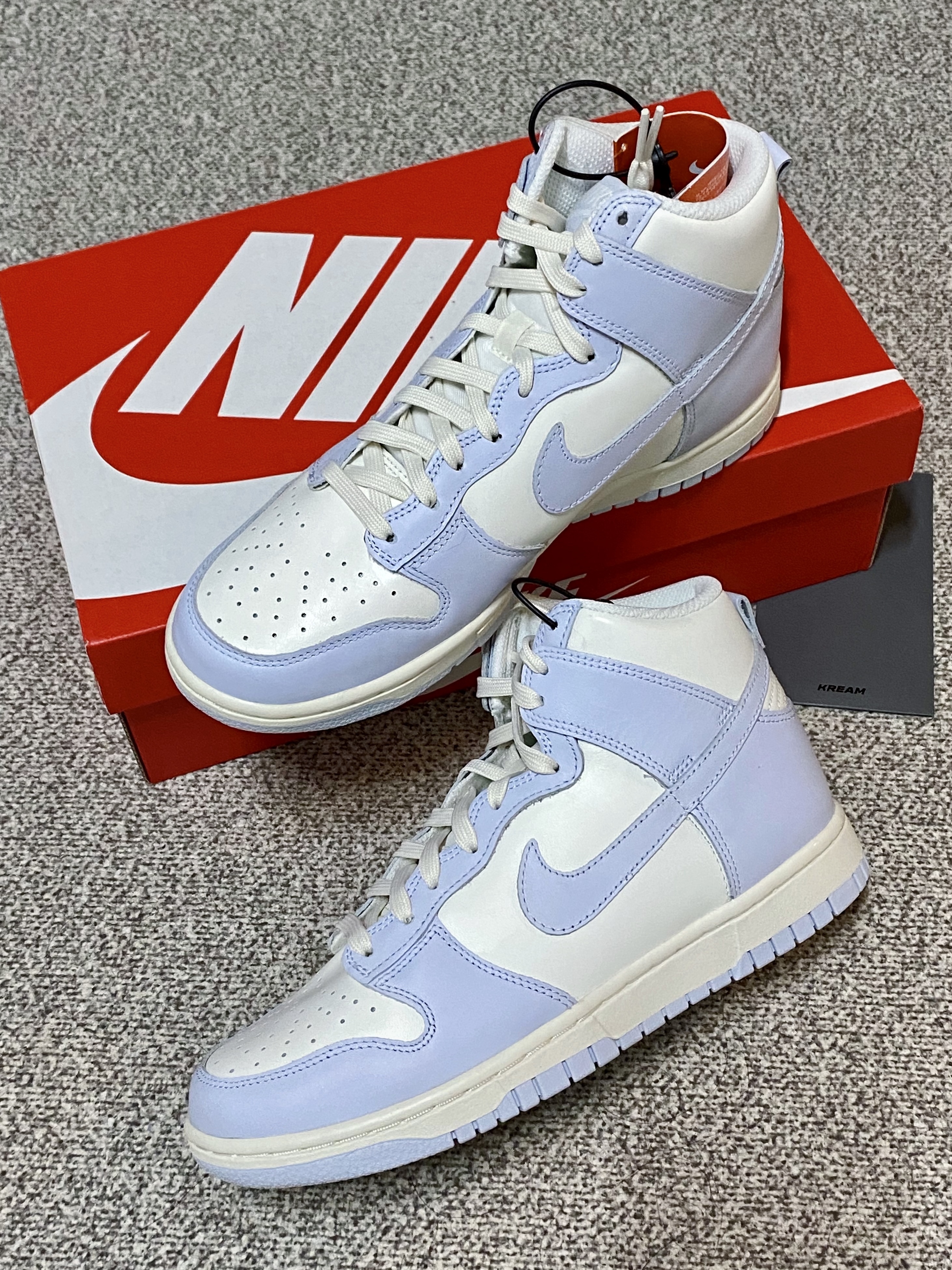 (W) Nike Dunk High Football Grey 착용 스타일
