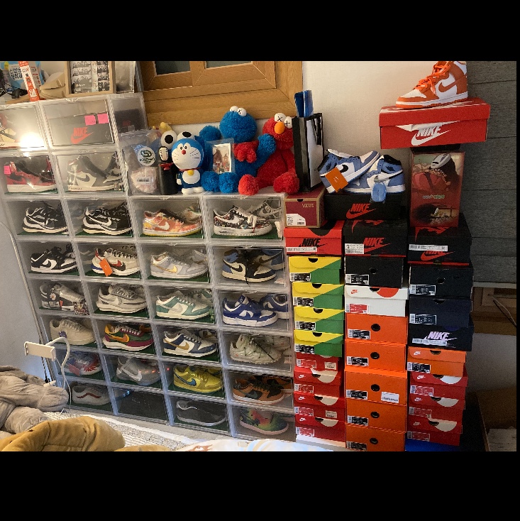 Jordan 1 x Off-White Retro High Chicago The Ten, Jordan 1 x Off-White Retro High University Blue 착용 스타일