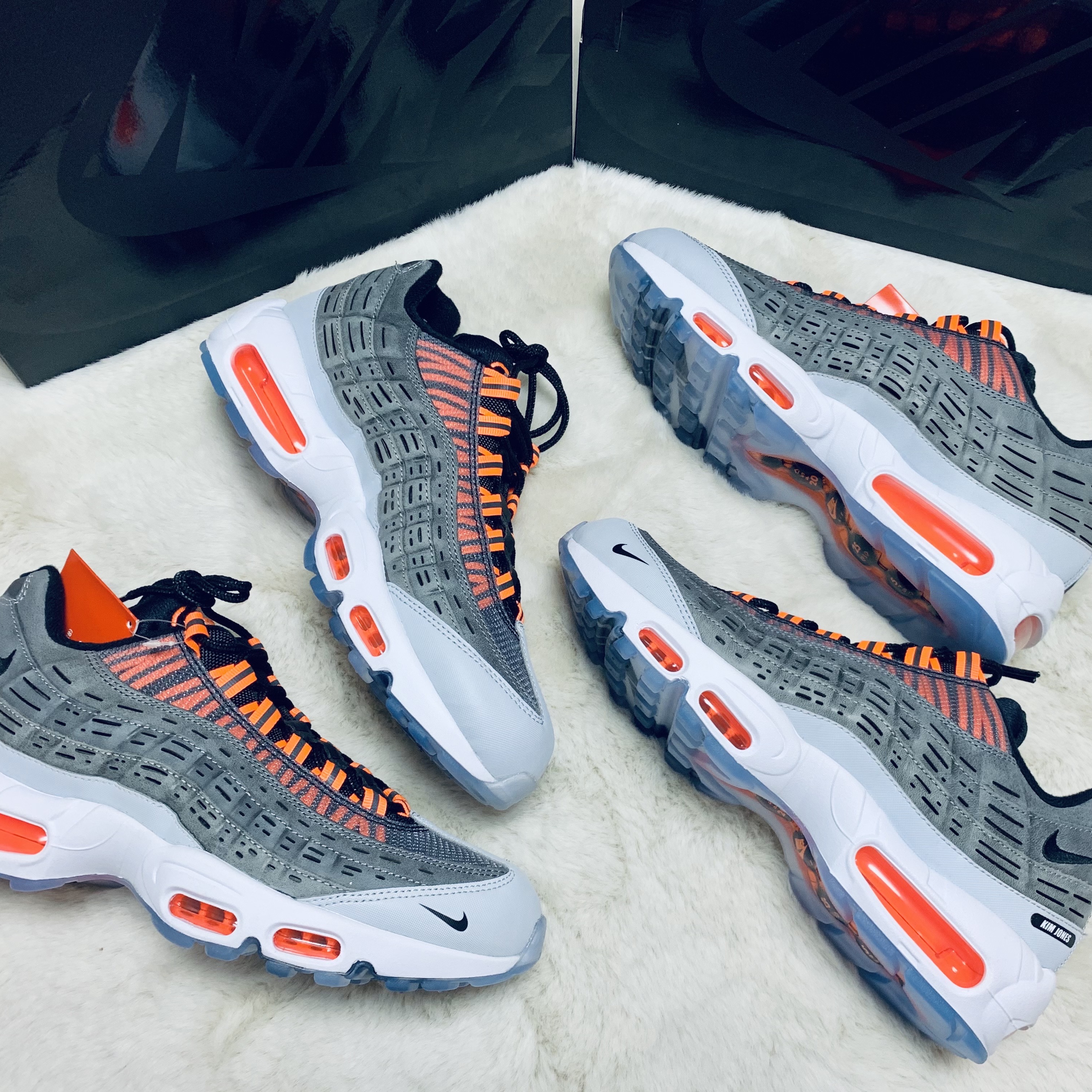 Nike x Kim Jones Air Max 95 Total Orange 착용 스타일 - 1