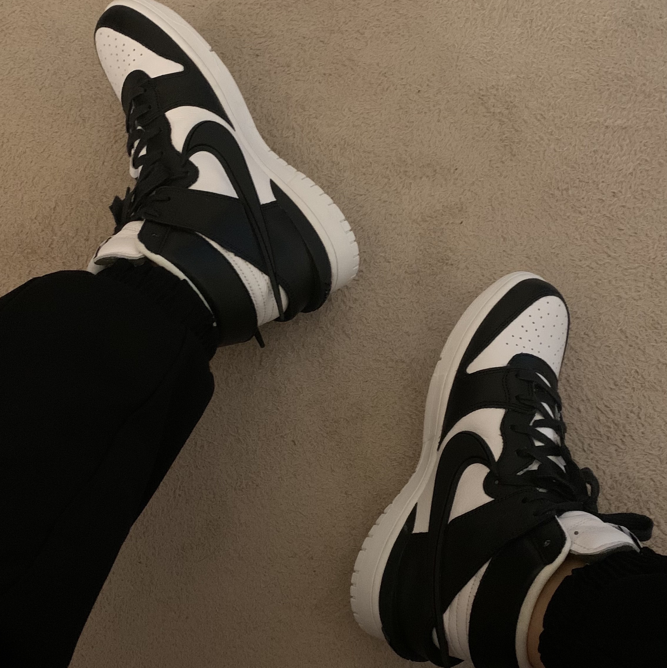 Nike x Ambush Dunk High Black 착용 스타일
