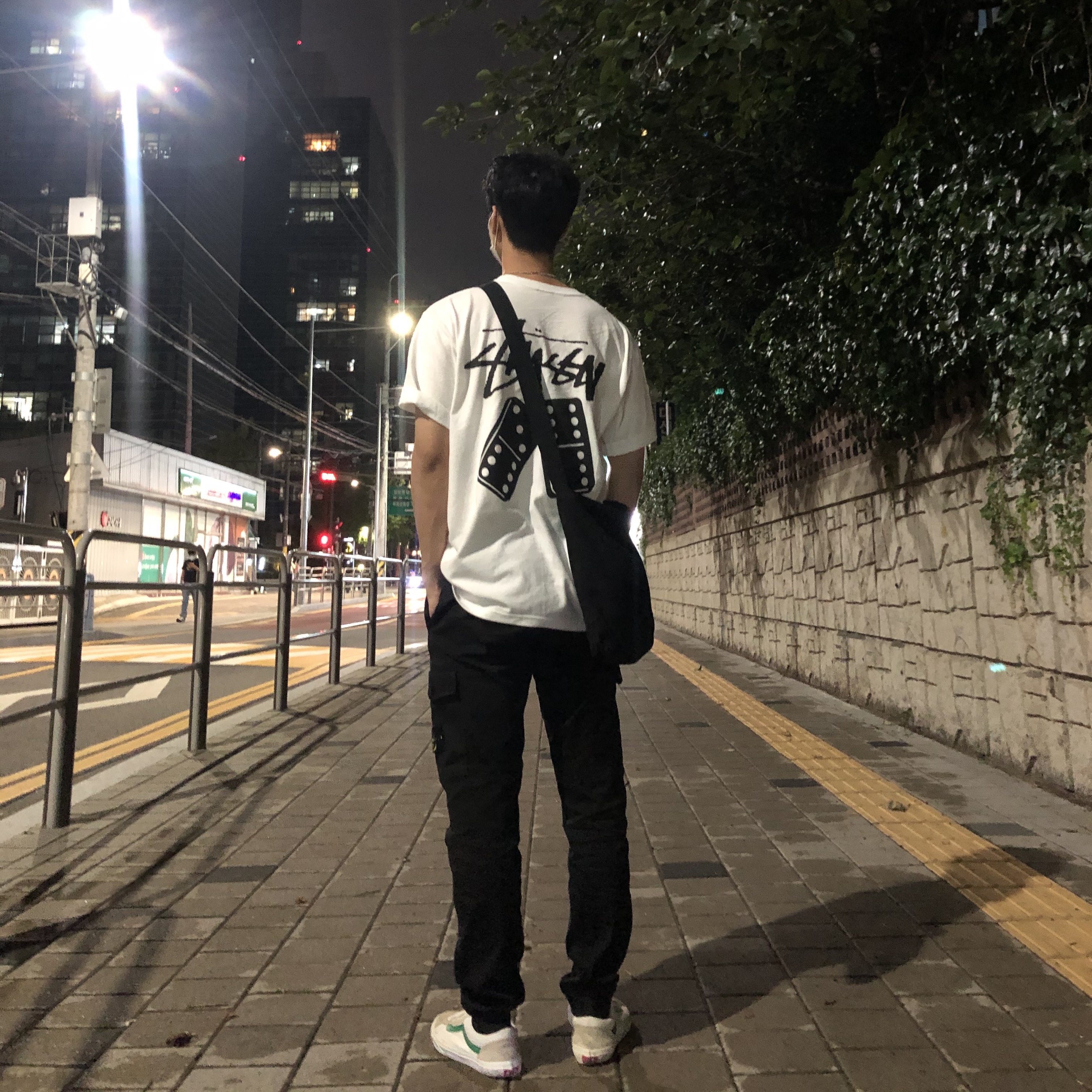 Vans Style 36 Marshmallow Jolly Green 착용 스타일