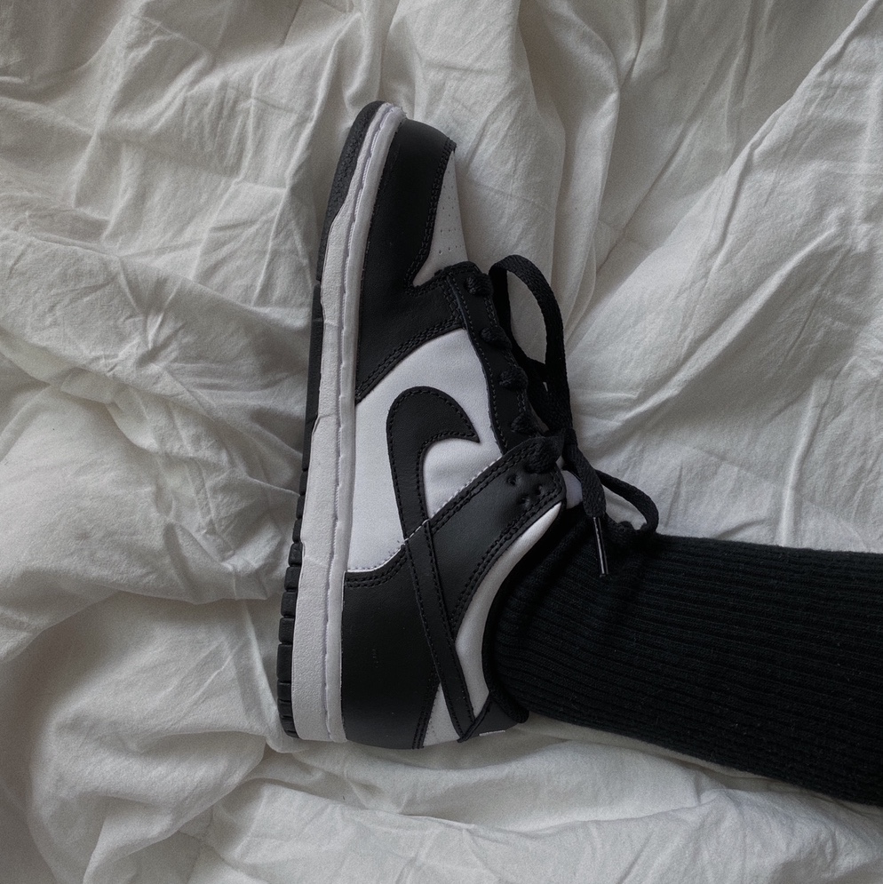 (W) Nike Dunk Low Black, (GS) Nike Dunk Low Black 착용 스타일