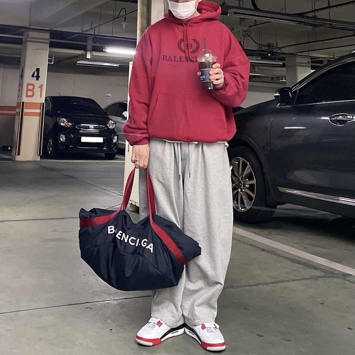 Jordan 4 Retro OG Fire Red 2020 착용 스타일