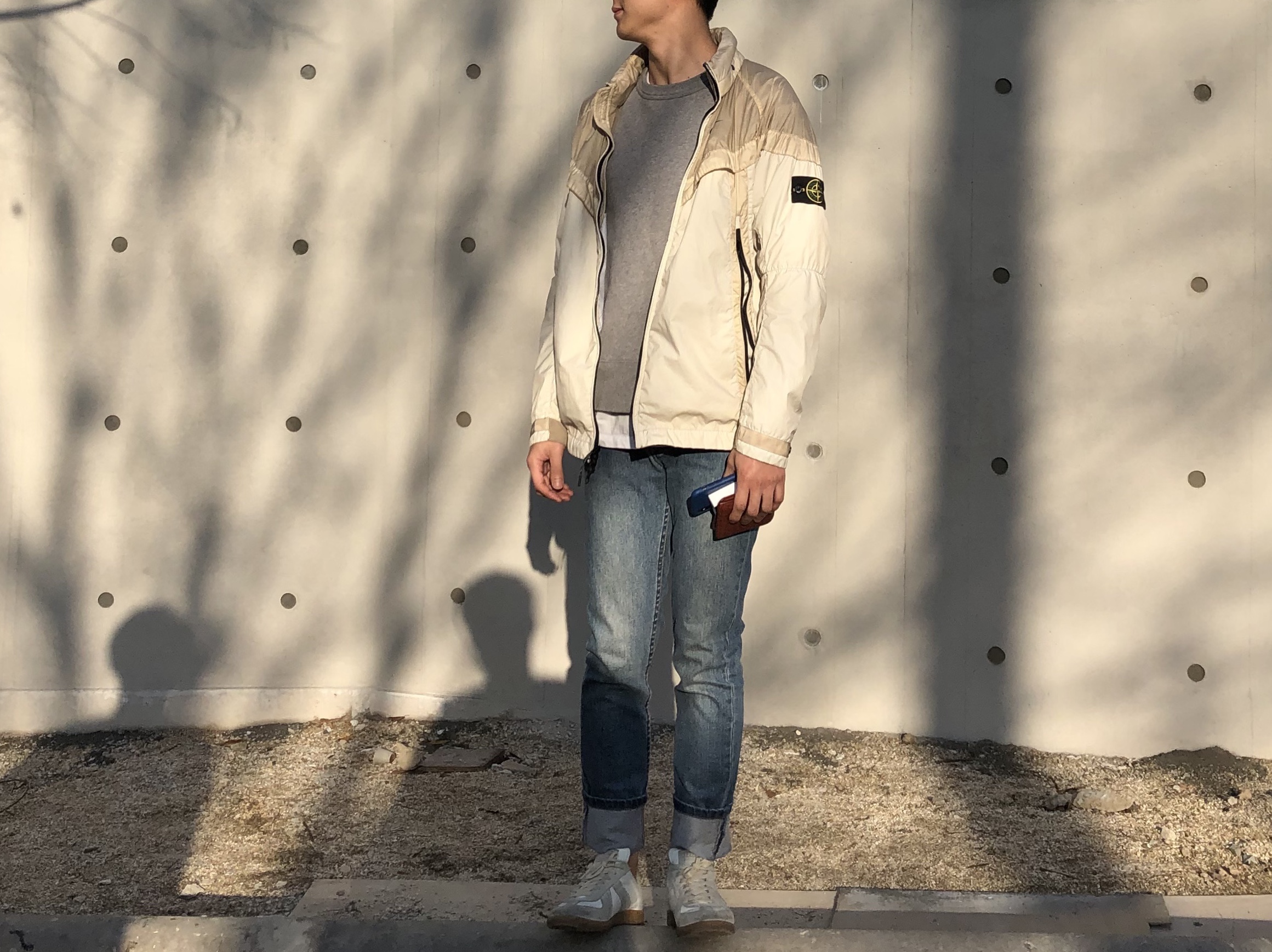 Maison Margiela Calfskin Replica Sneakers 착용 스타일