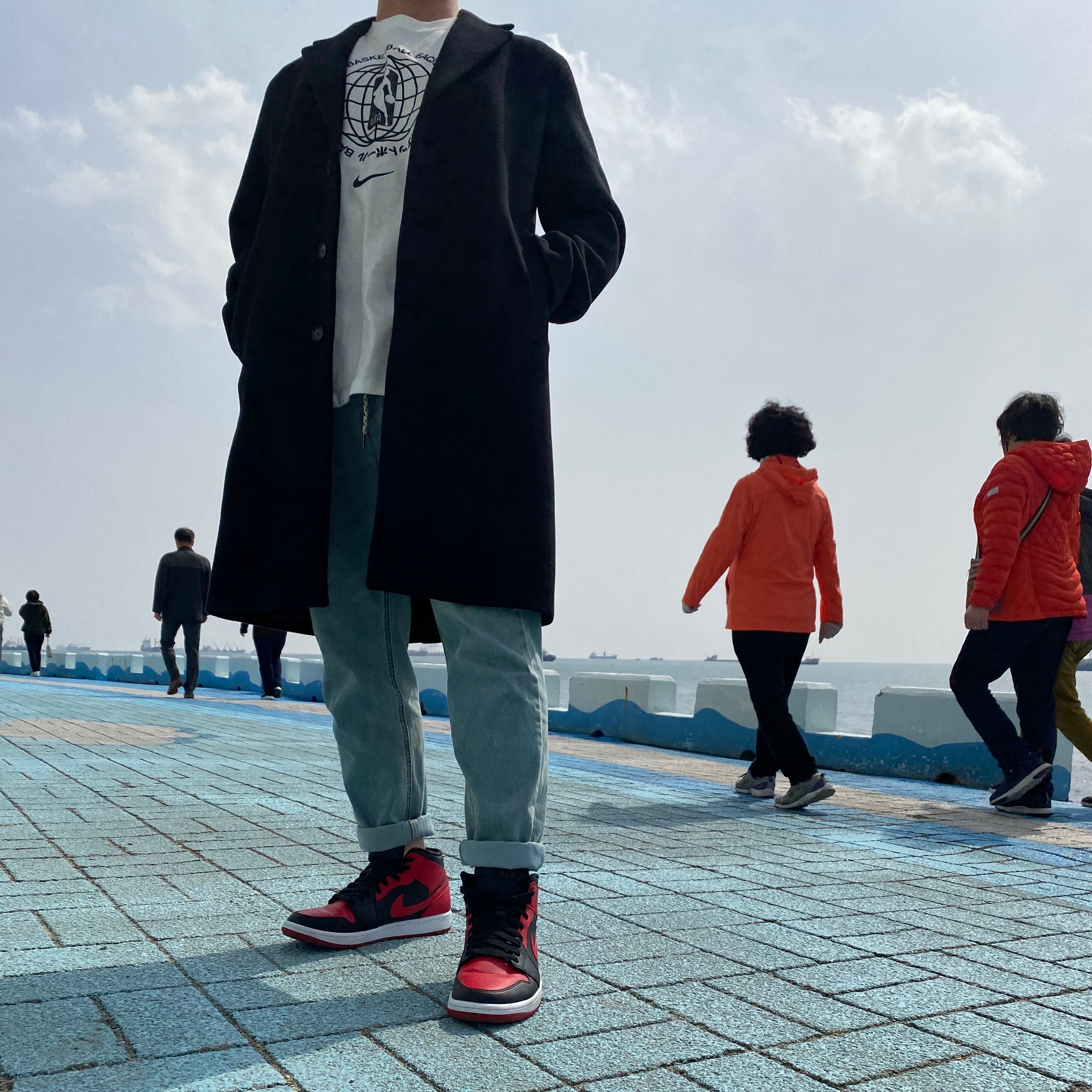 Jordan 1 Mid Bred Banned 2020 착용 스타일