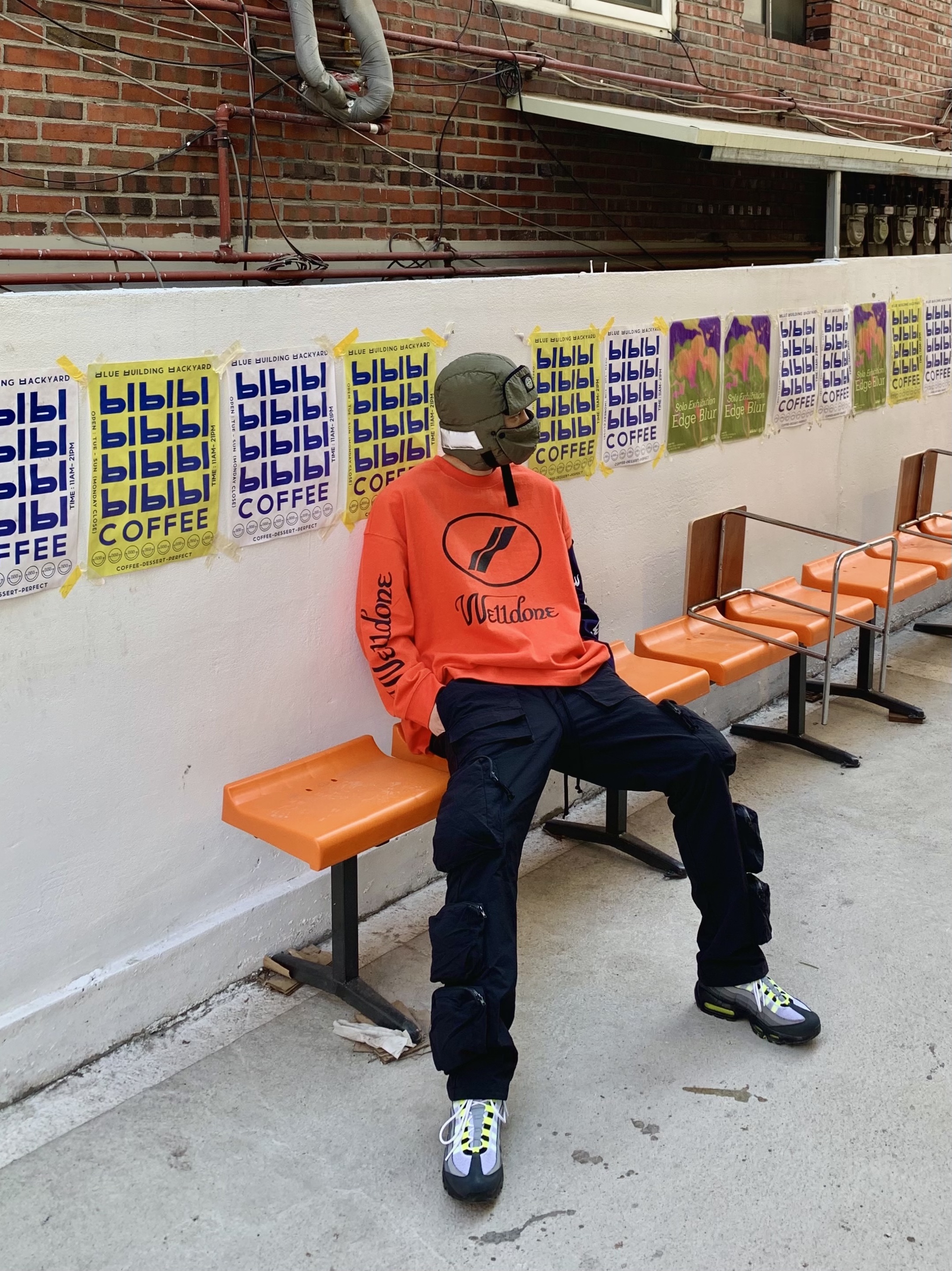 Nike Air Max 95 OG Neon Yellow 2020 착용 스타일 - 5