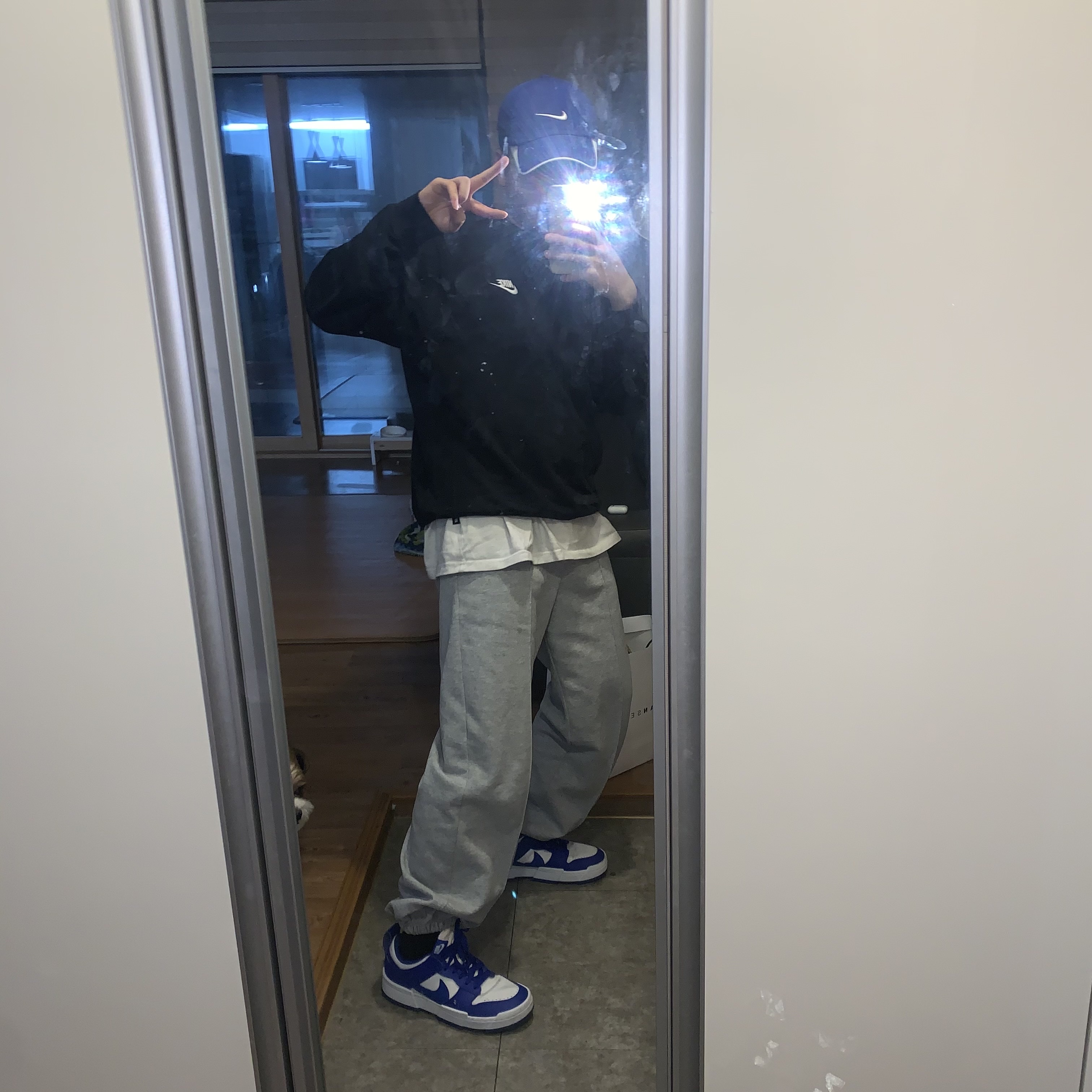 (W) Nike Dunk Low Disrupt Game Royal 착용 스타일