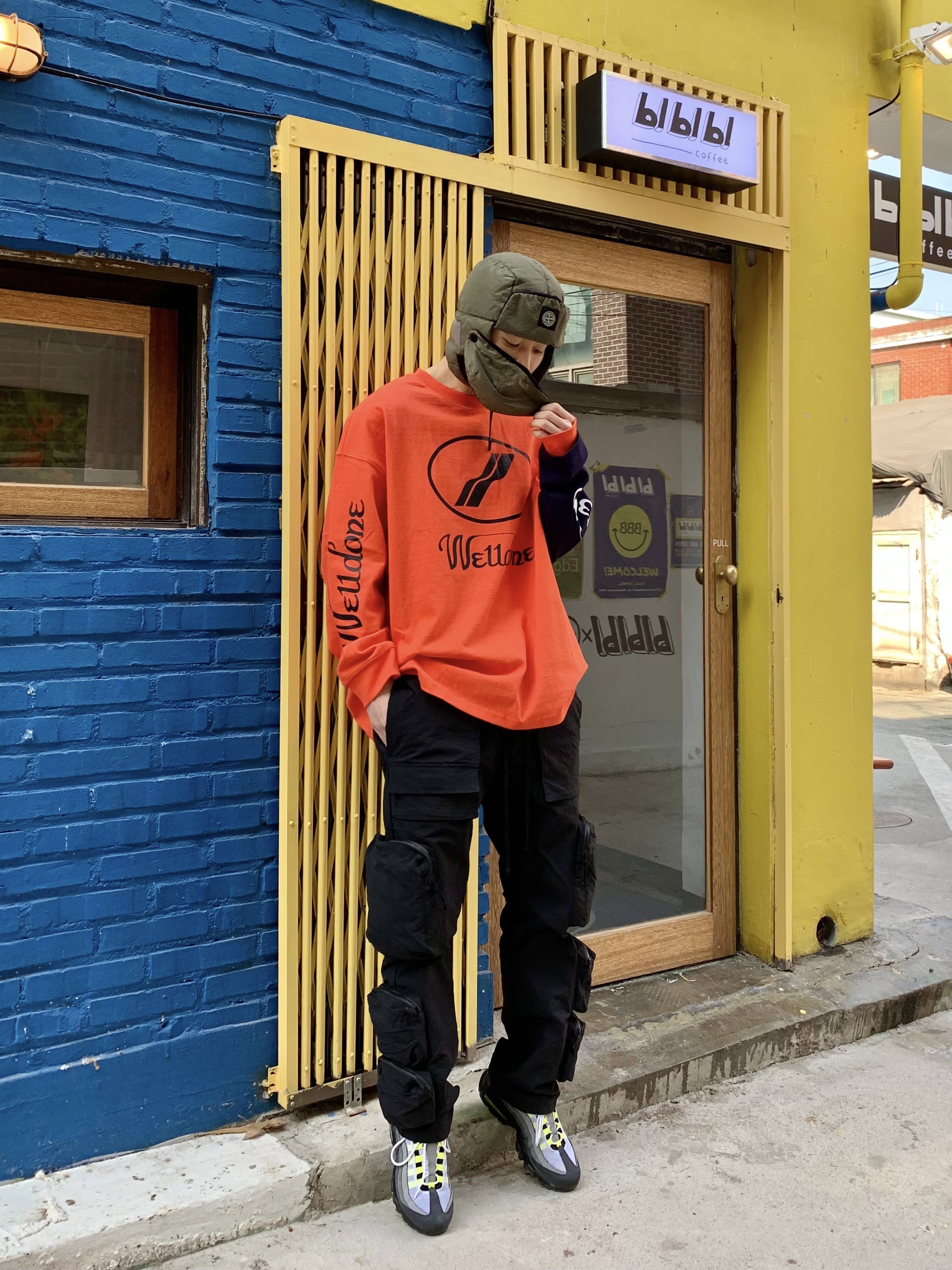 Nike Air Max 95 OG Neon Yellow 2020 착용 스타일 - 1