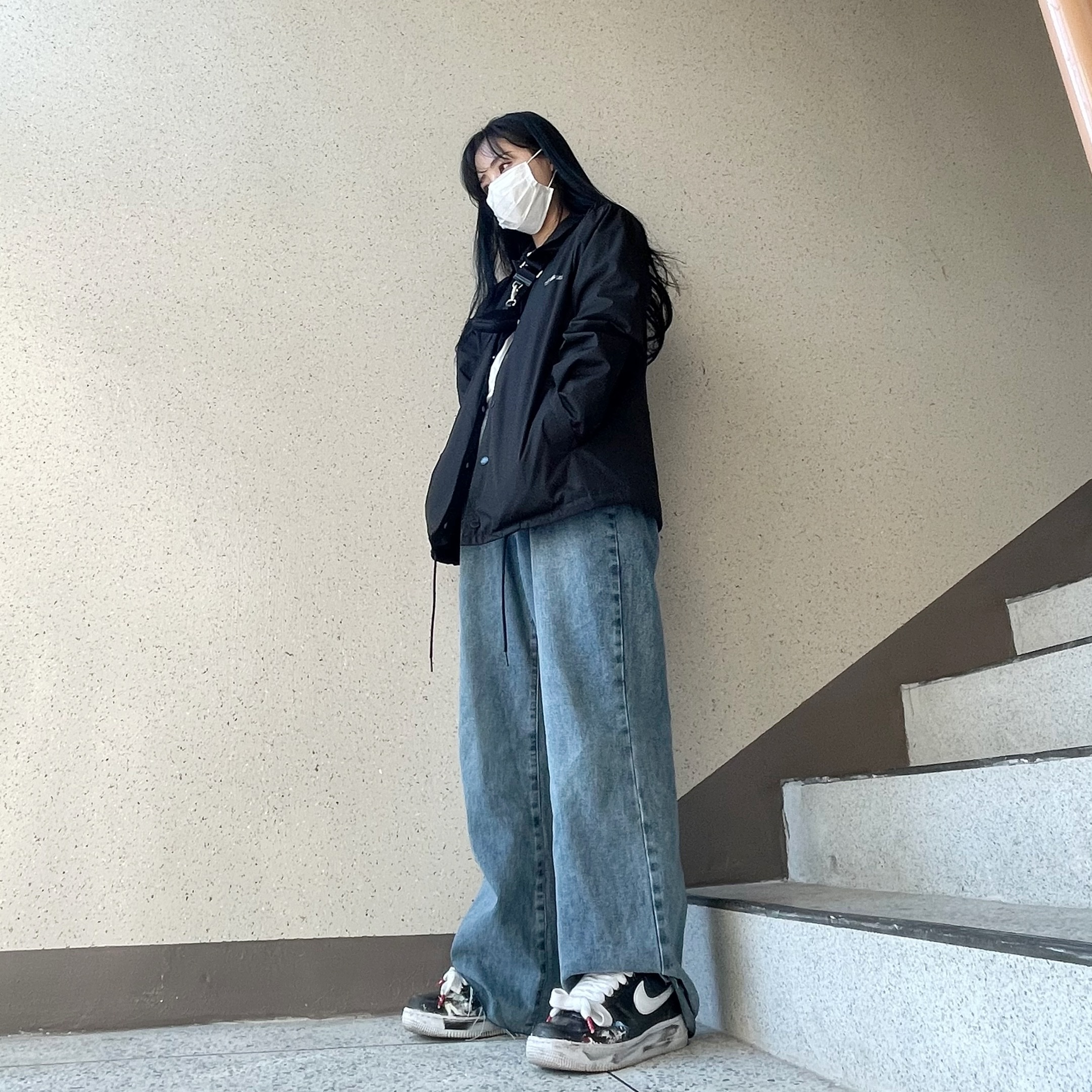 Nike x Peaceminusone Air Force 1 Low Para-Noise 착용 스타일 - 1