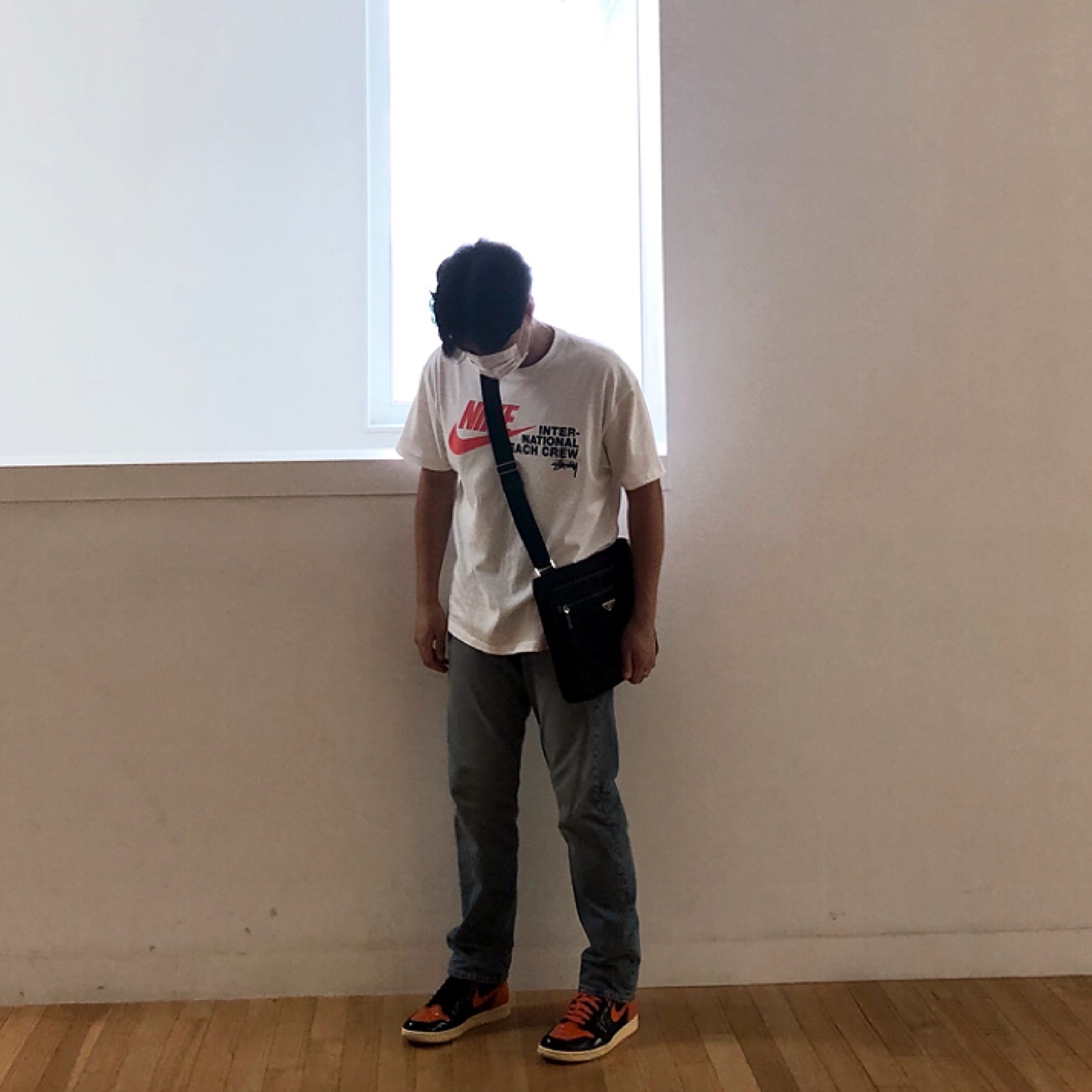 Nike x Stussy International Beach Crew T-Shirt White - Asia, Jordan 1 Retro High Shattered Backboard 3.0 착용 스타일