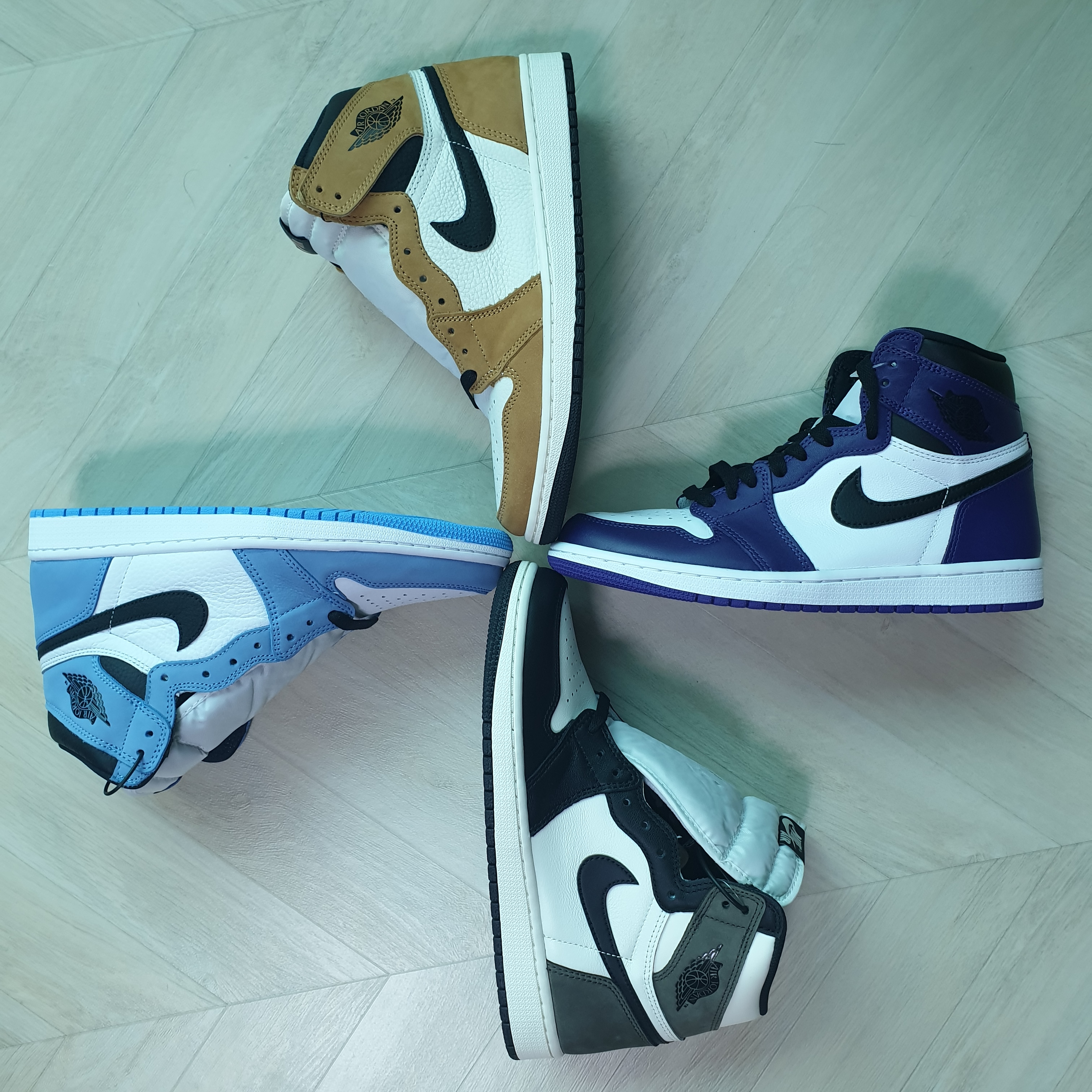 Jordan 1 Retro High Rookie of the Year, Jordan 1 Retro High OG Court Purple 2020 착용 스타일