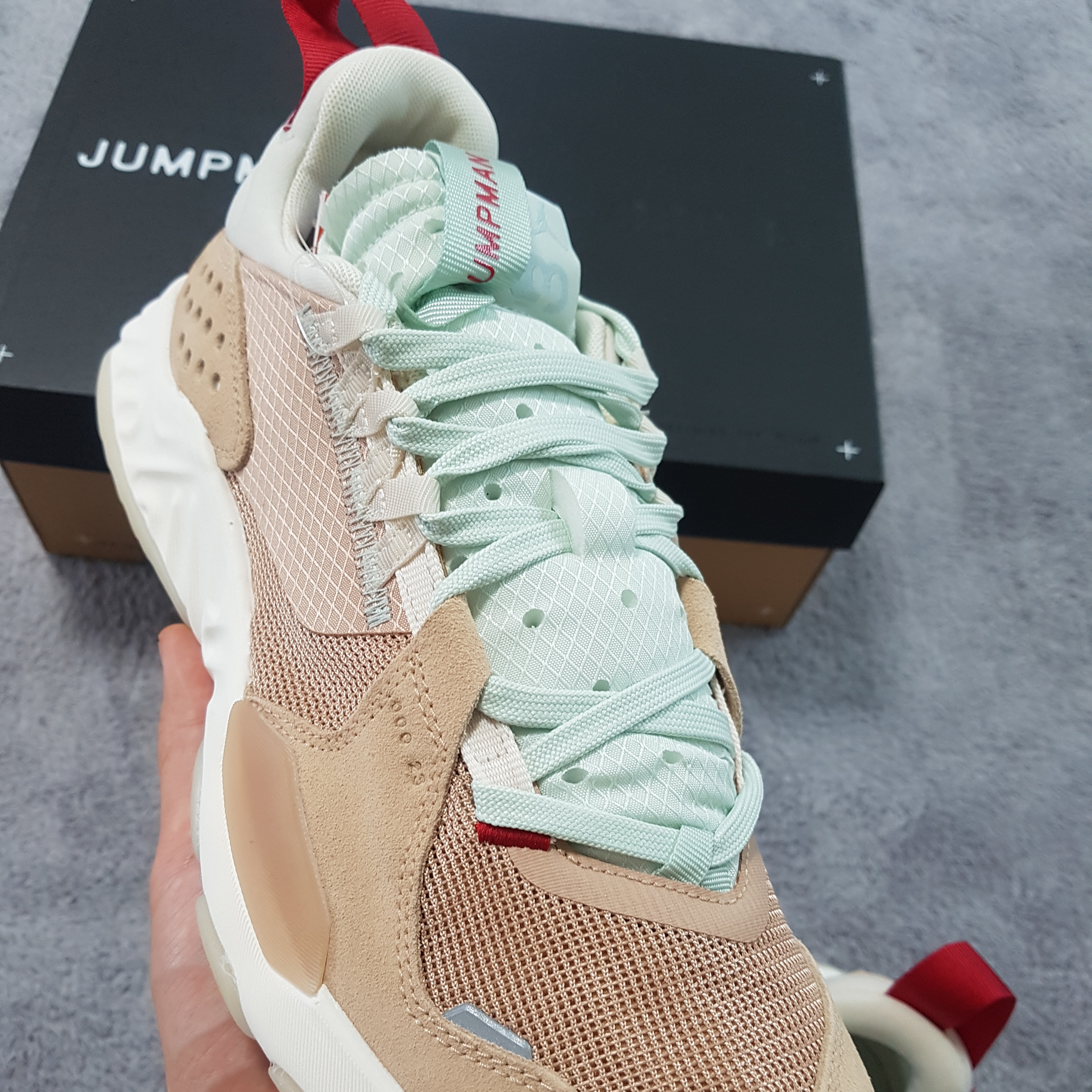 Jordan Delta SP Vachetta Tan 착용 스타일