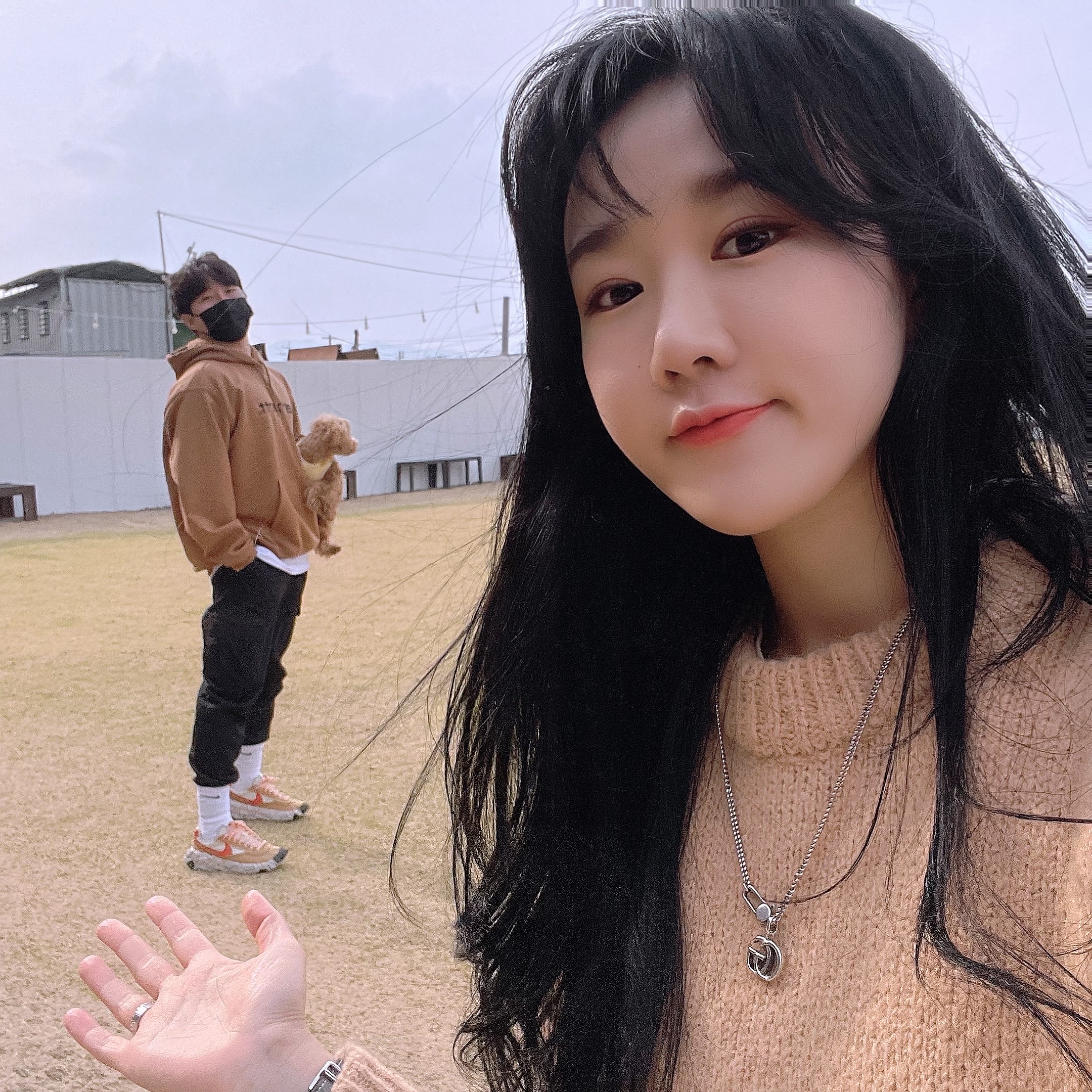Nike Overbreak SP Fossil 착용 스타일 - 1