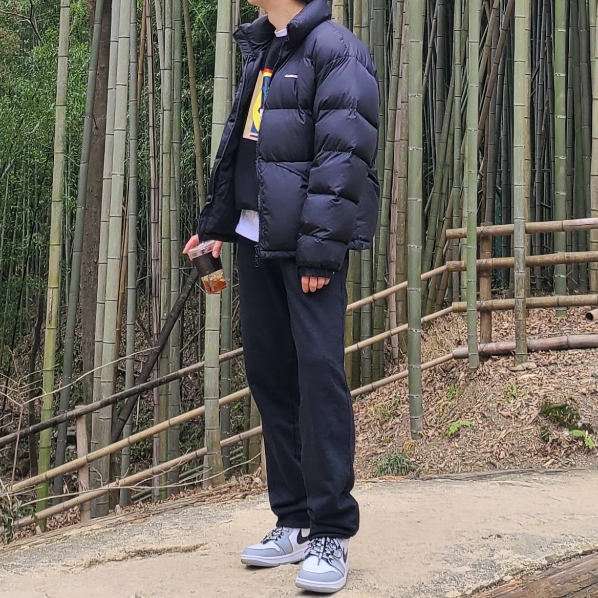 Jordan 1 Mid Light Smoke Grey 착용 스타일