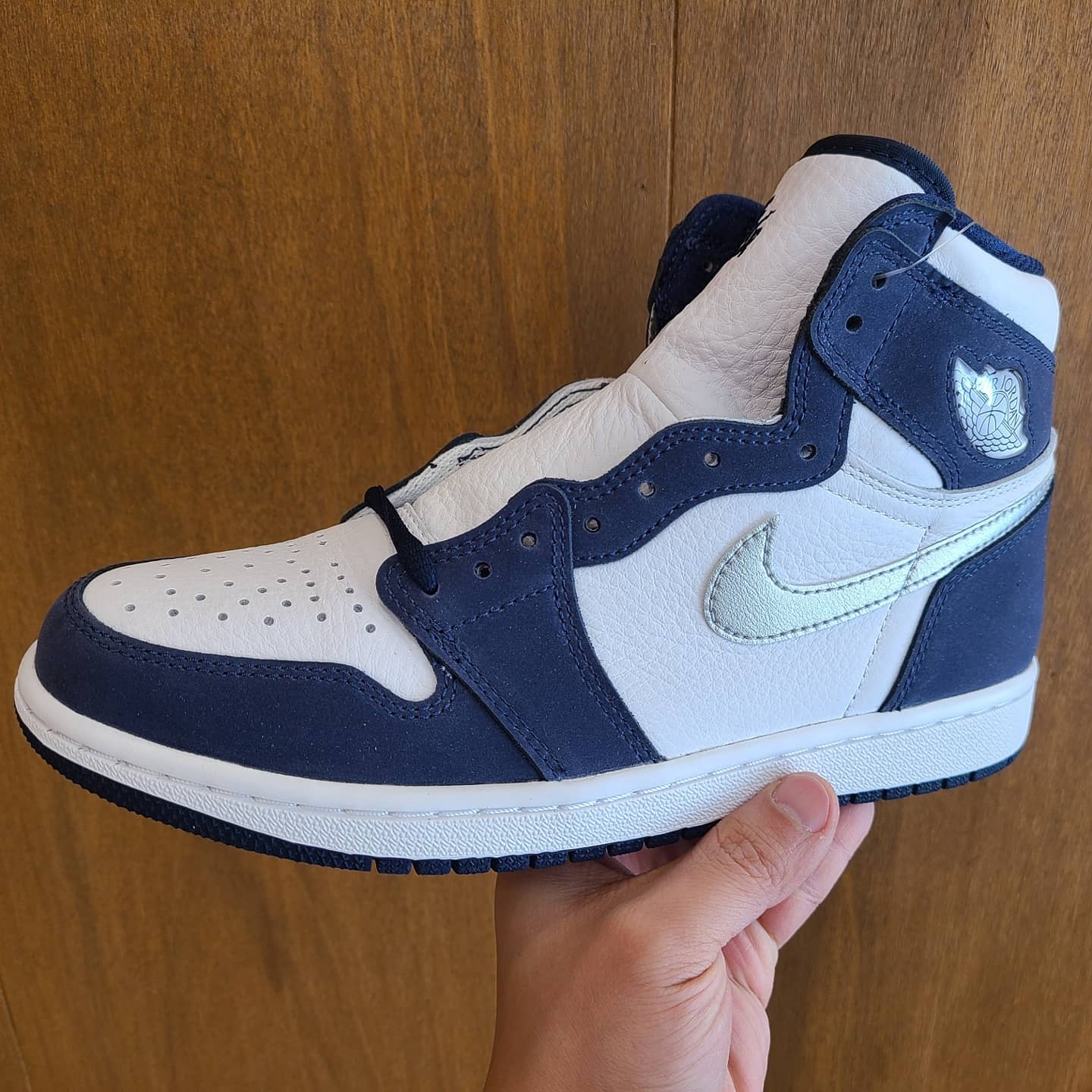 Jordan 1 Retro High OG CO.JP Midnight Navy 착용 스타일