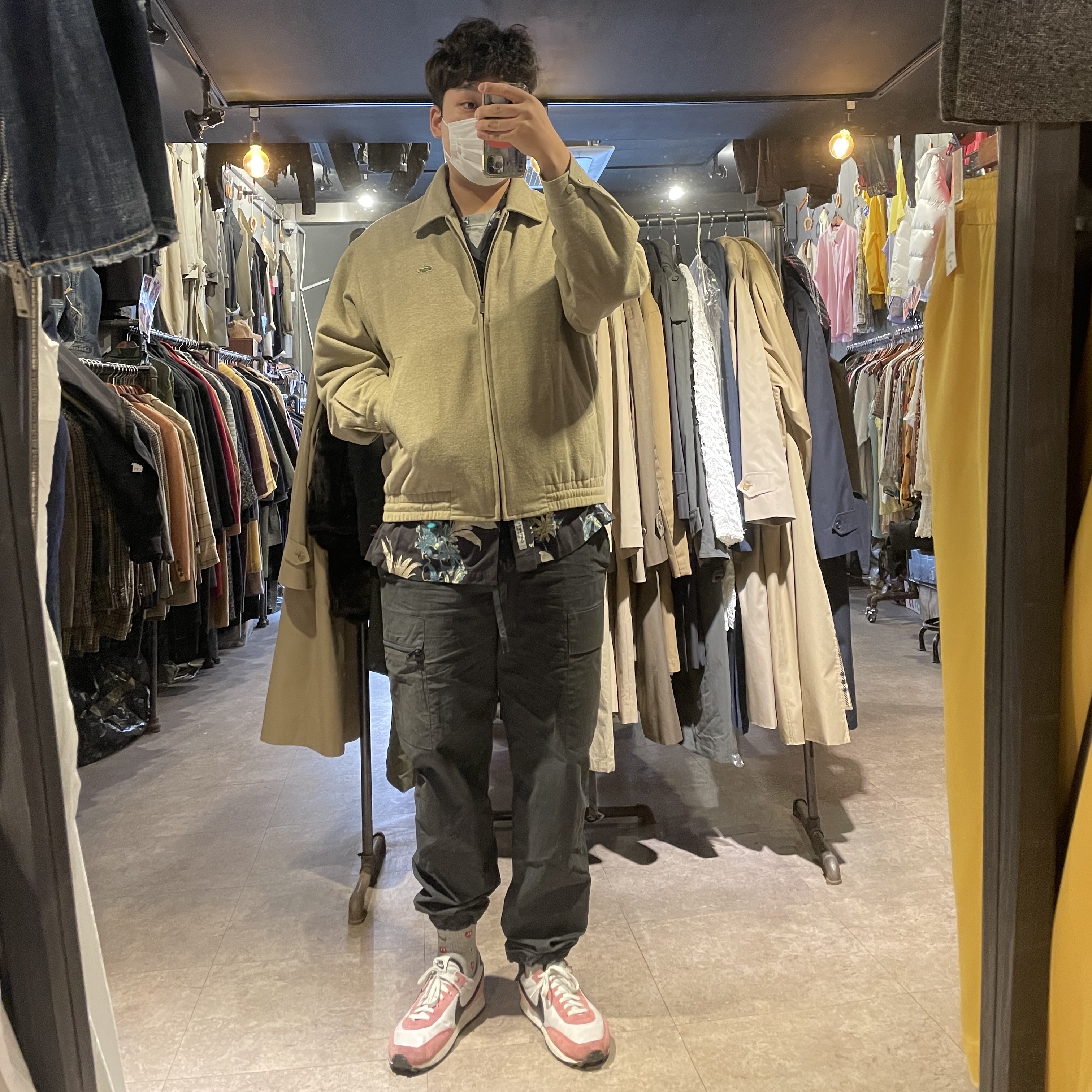 (W) Nike Daybreak Desert Berry 착용 스타일 - 2