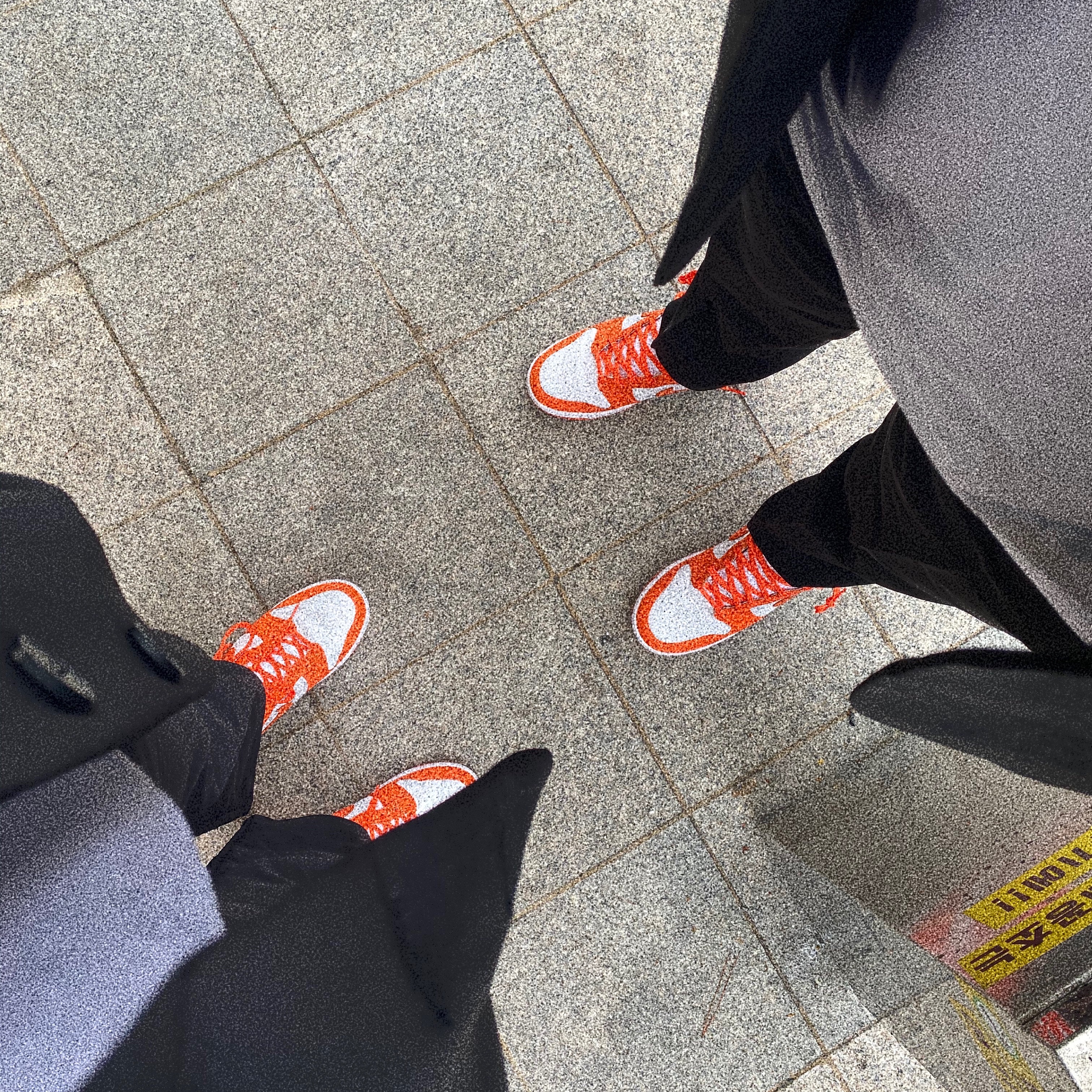 Nike Dunk High Retro Orange Blaze 착용 스타일 - 3