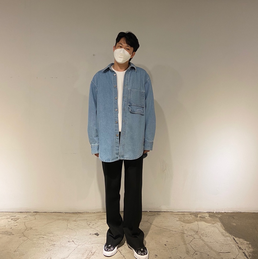 Maison Mihara Yasuhiro Baker OG Sole Bandana Low-top Sneakers Black 착용 스타일