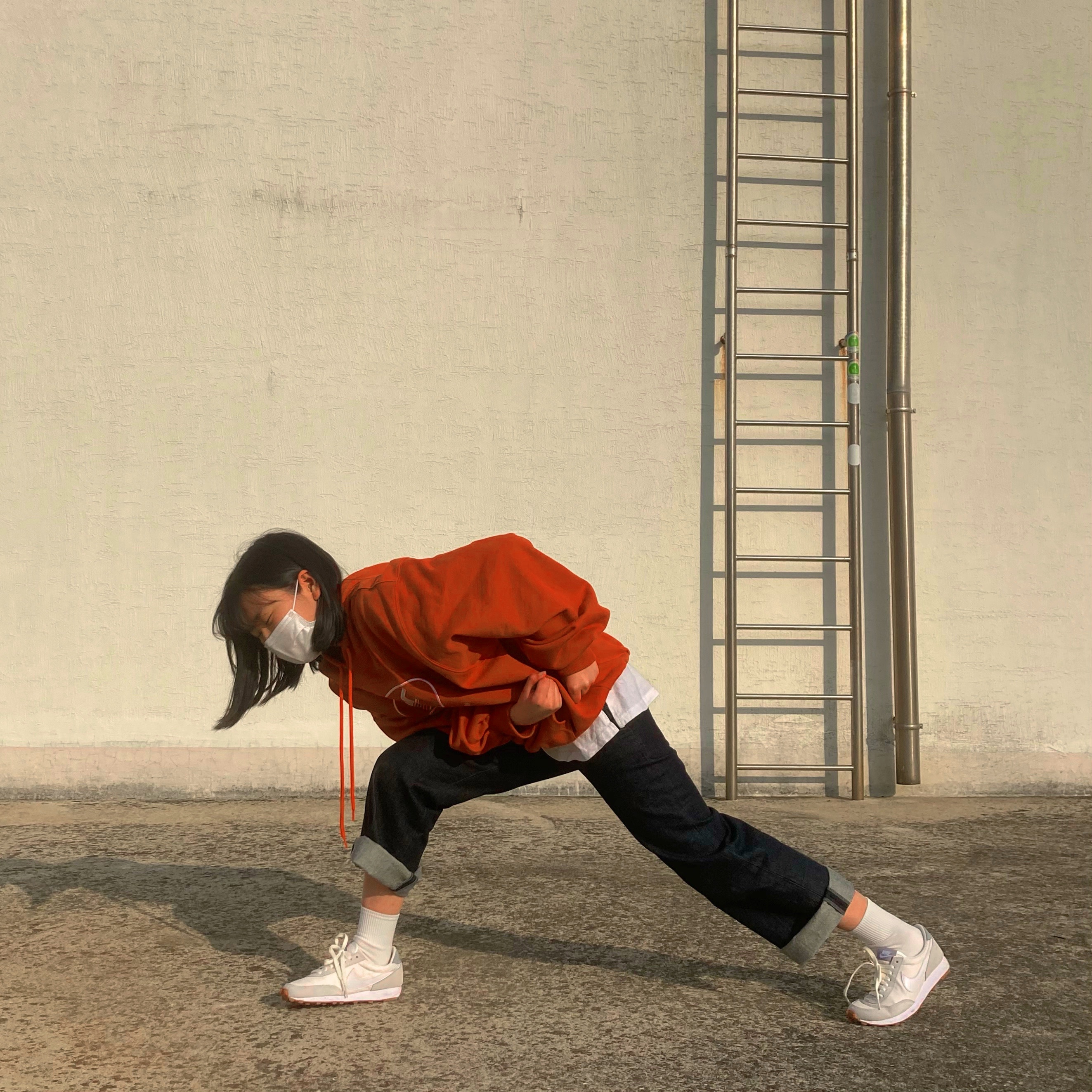 (W) Nike Daybreak Summit White 착용 스타일 - 1