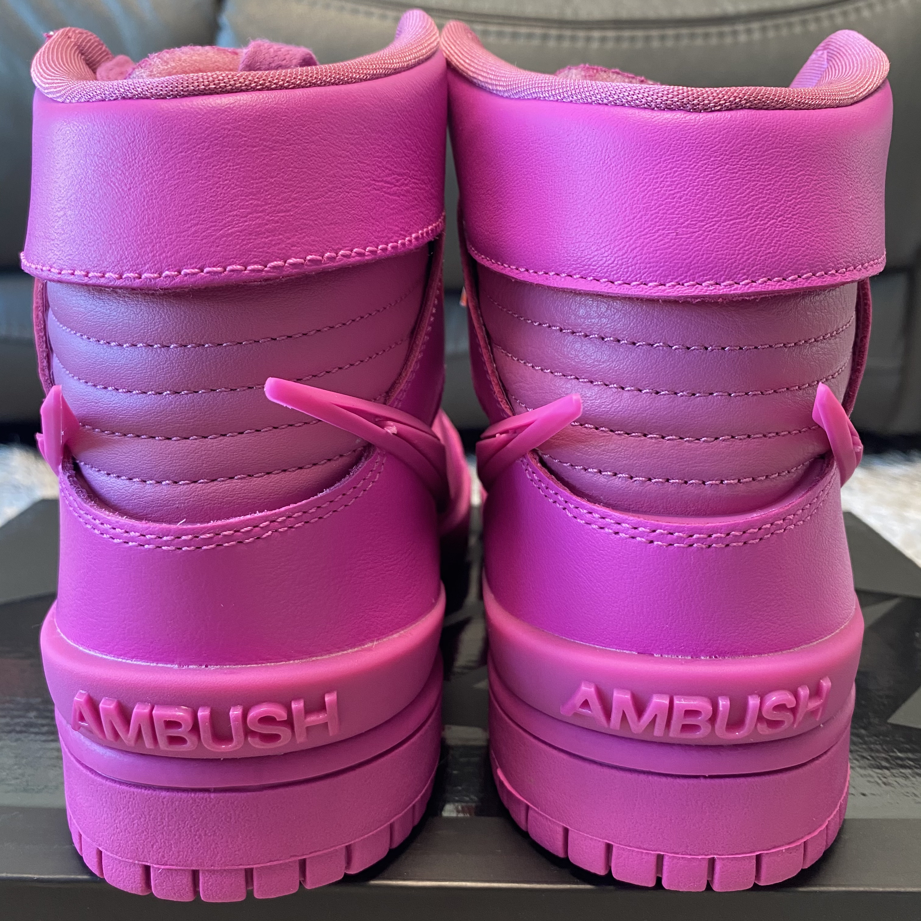 Nike x Ambush Dunk High Cosmic Fuchsia 착용 스타일 - 5