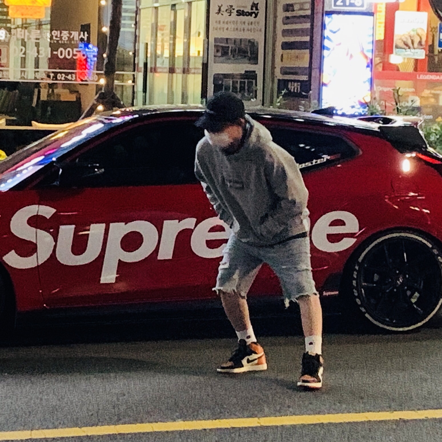 Supreme Bandana Box Logo Hooded Sweatshirt Heather Grey - 19FW, Jordan 1 Retro Shattered Backboard 착용 스타일