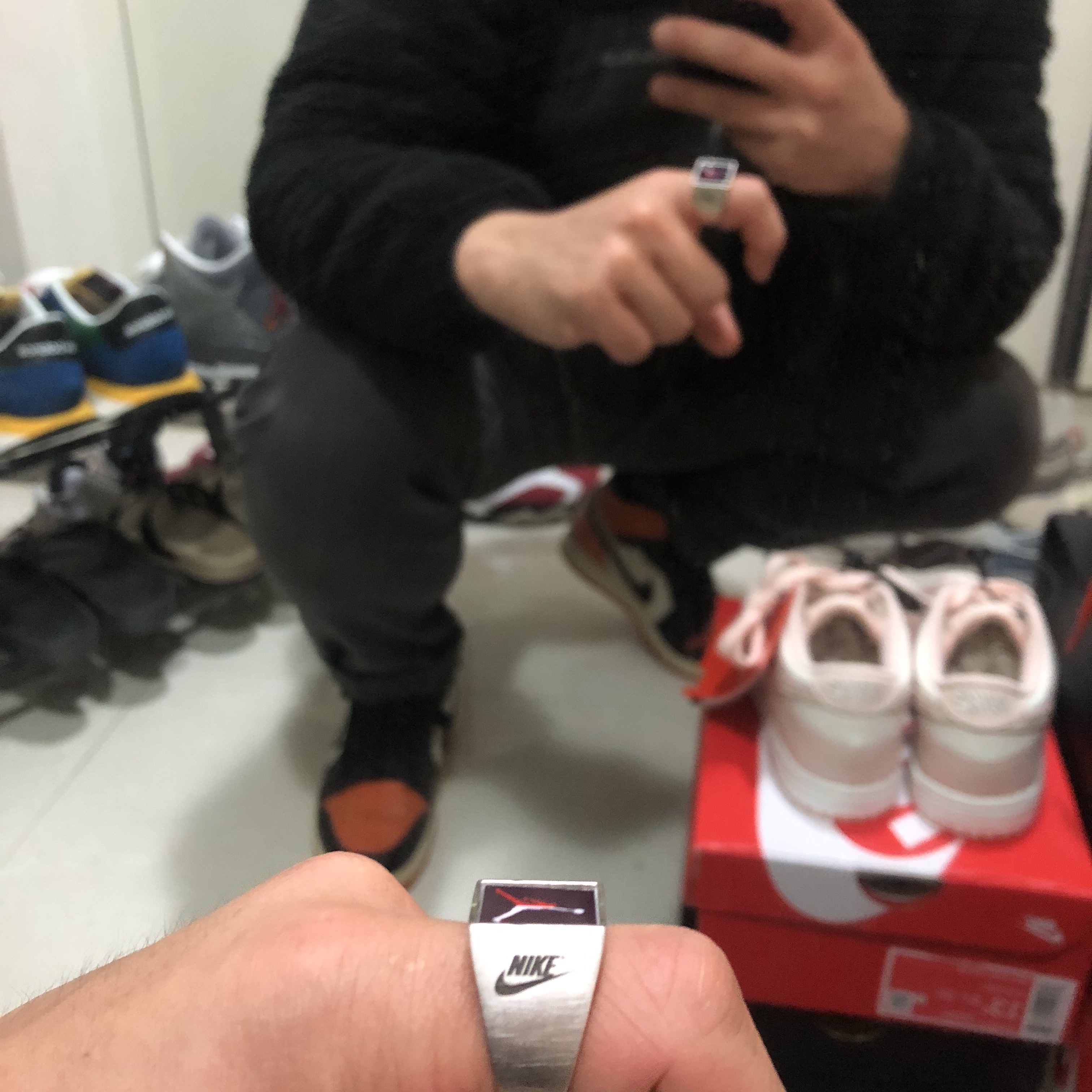 Jordan 1 Retro Shattered Backboard 착용 스타일 - 1