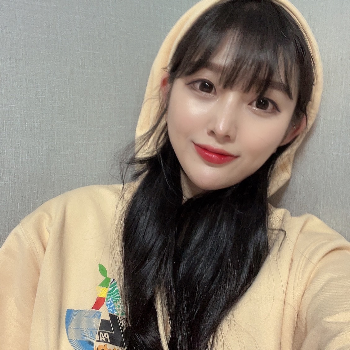 Palace Mix Up Hood Yellow - 21SS 착용 스타일