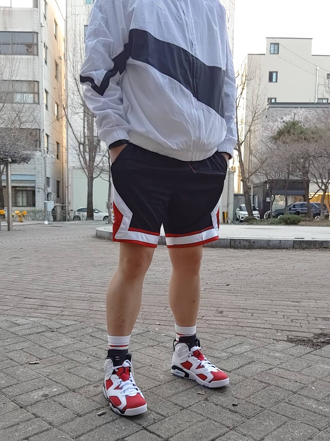Jordan 6 Retro Carmine 2021 착용 스타일