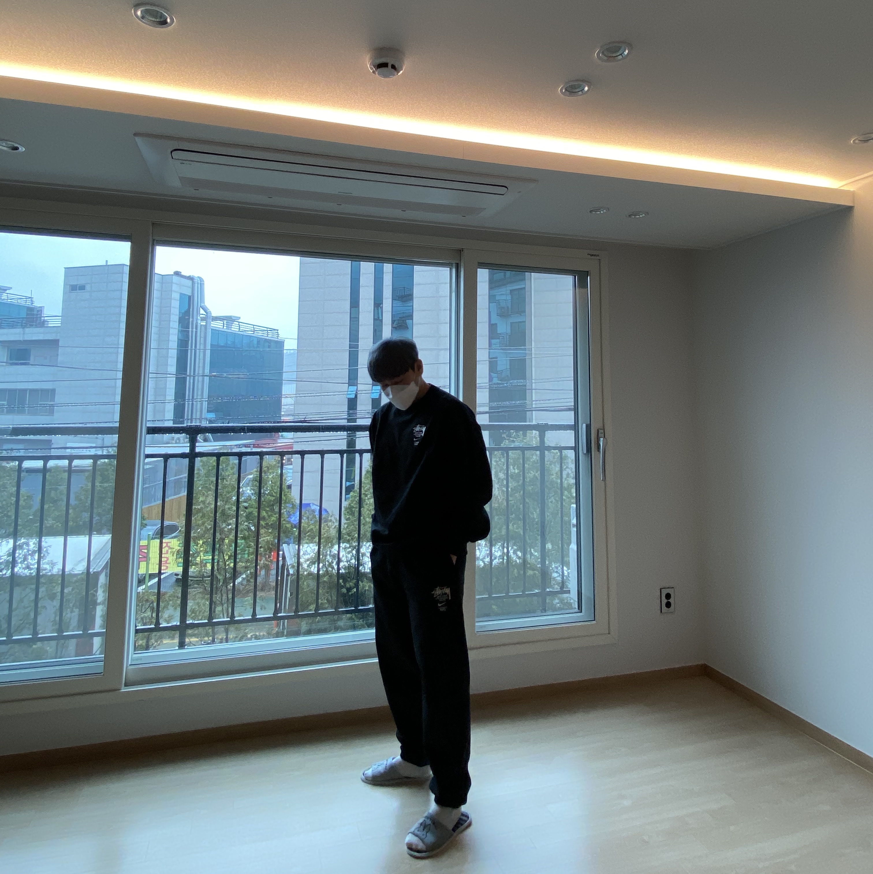 Nike x Stussy NRG ZR Fleece Crewneck Black - US/EU, Nike x Stussy NRG ZR Fleece Pants Black - US/EU 착용 스타일