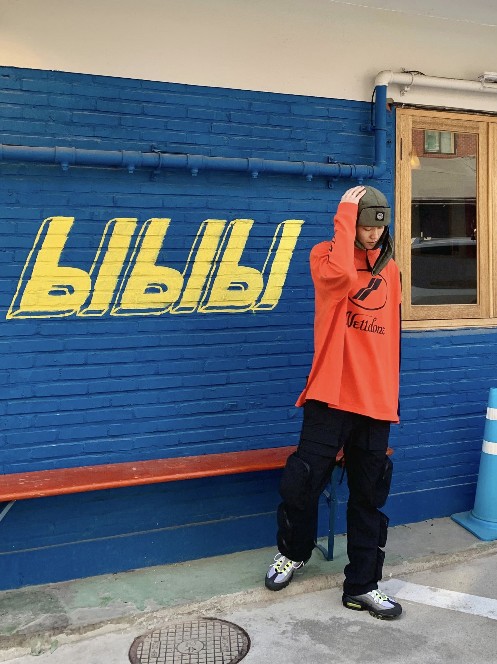 Nike Air Max 95 OG Neon Yellow 2020 착용 스타일 - 3