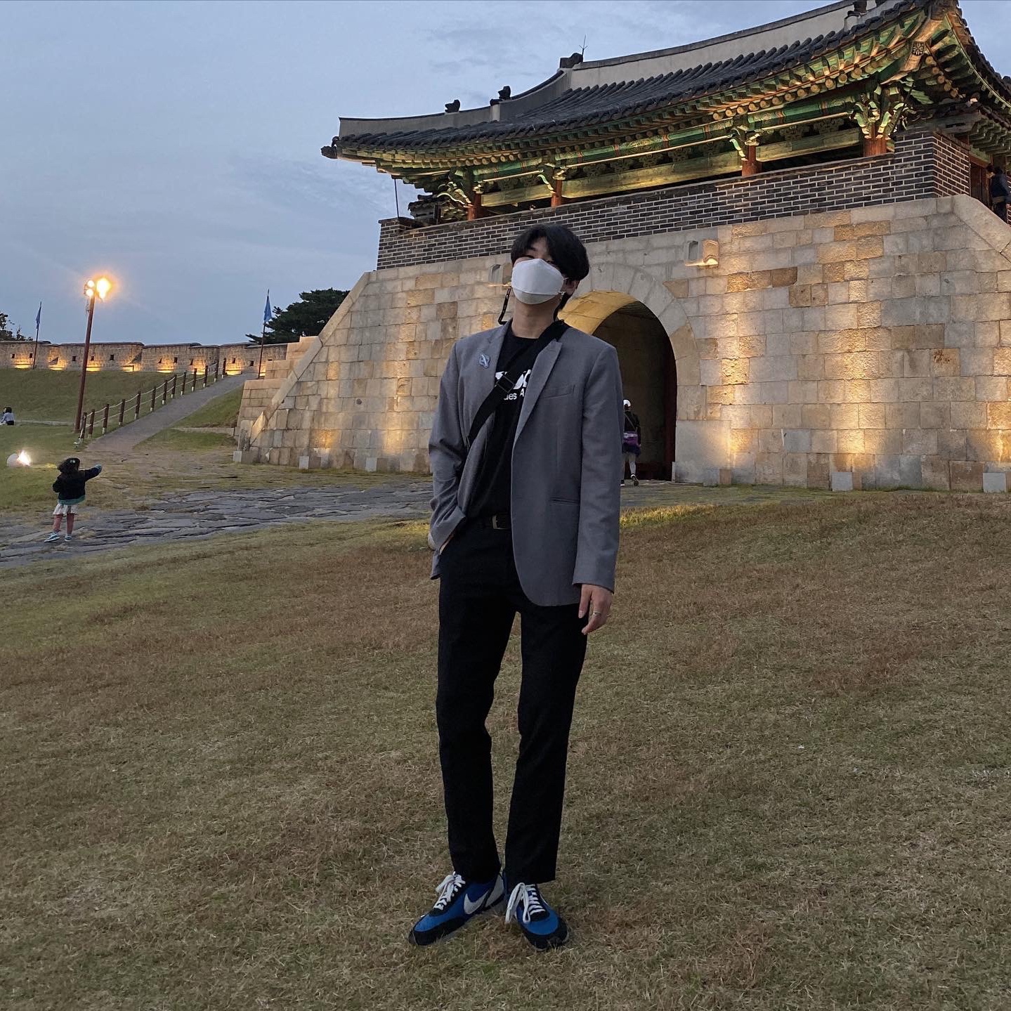 Nike x Undercover Daybreak Blue Jay 착용 스타일