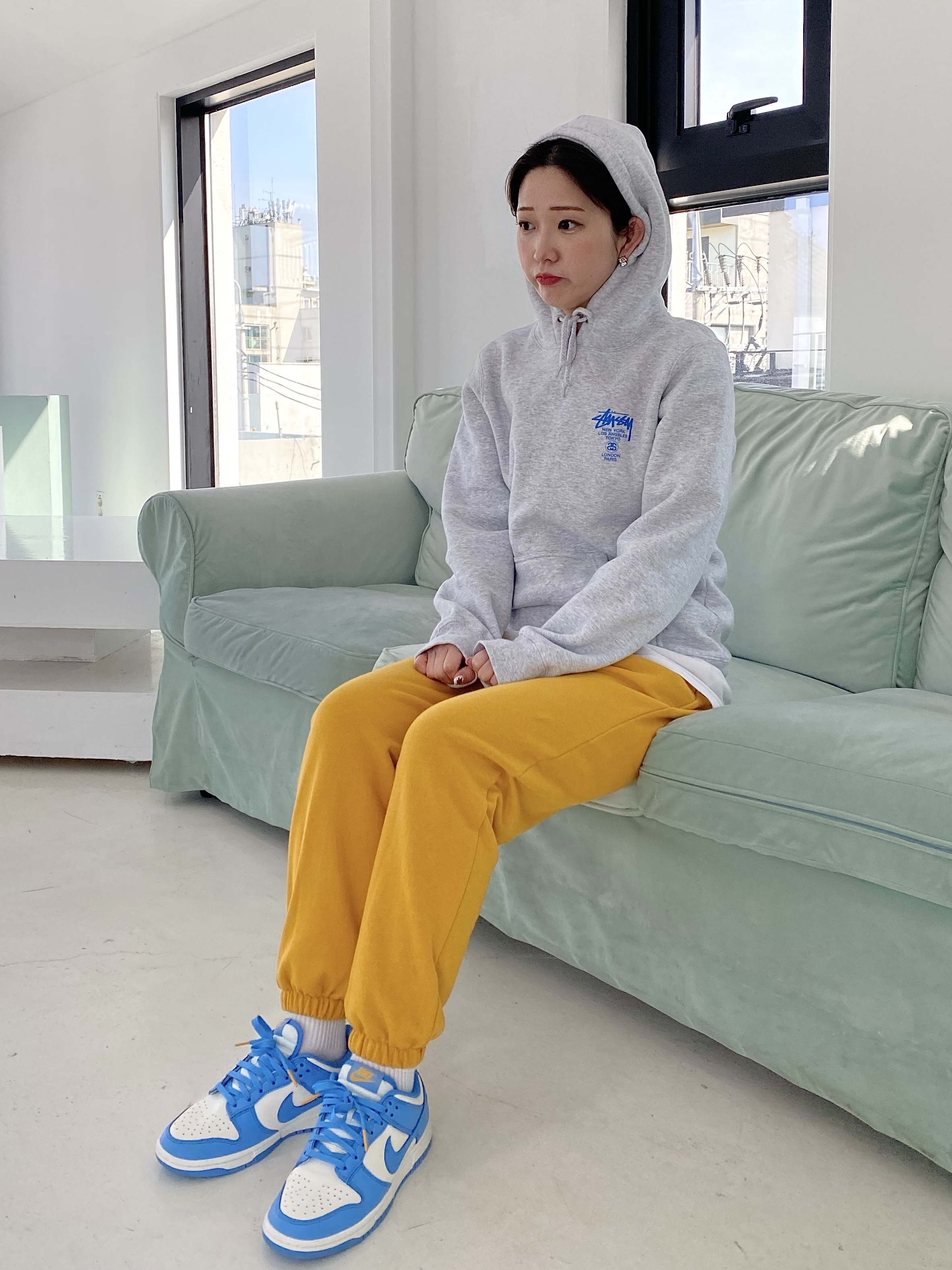 (W) Nike Dunk Low Coast 착용 스타일