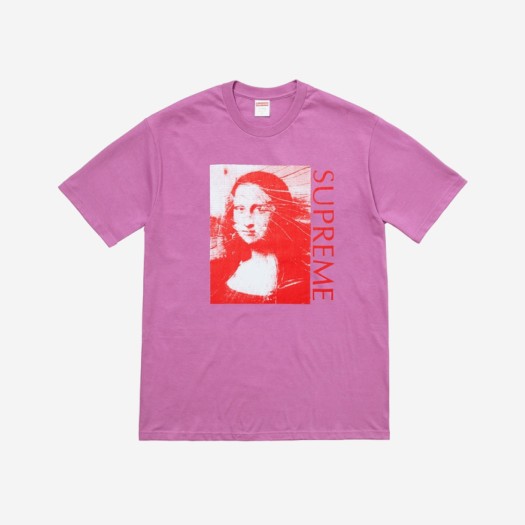 슈프림 모나리자 티셔츠 라이트 퍼플 - 18SS