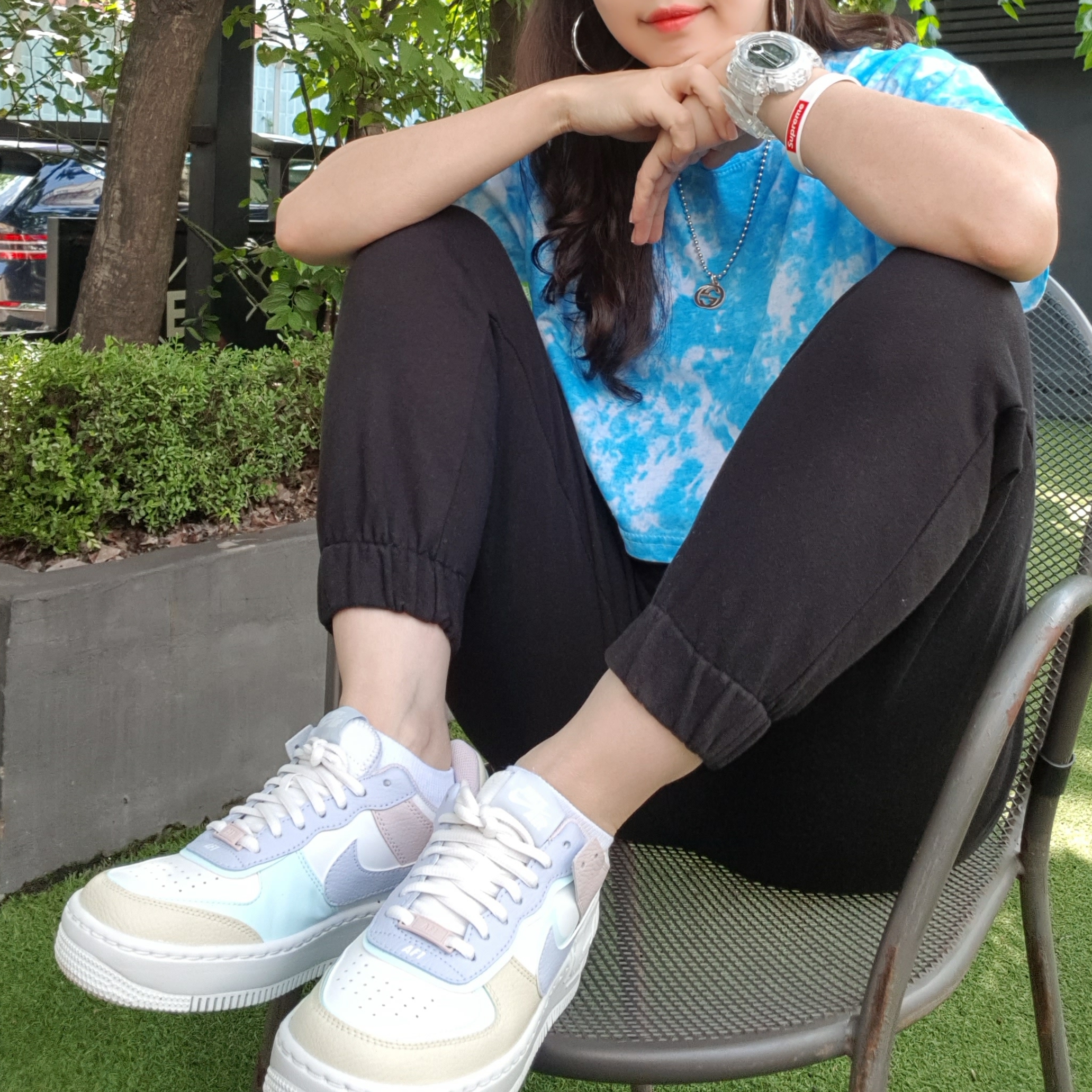 (W) Nike Air Force 1 Shadow Pastel 착용 스타일