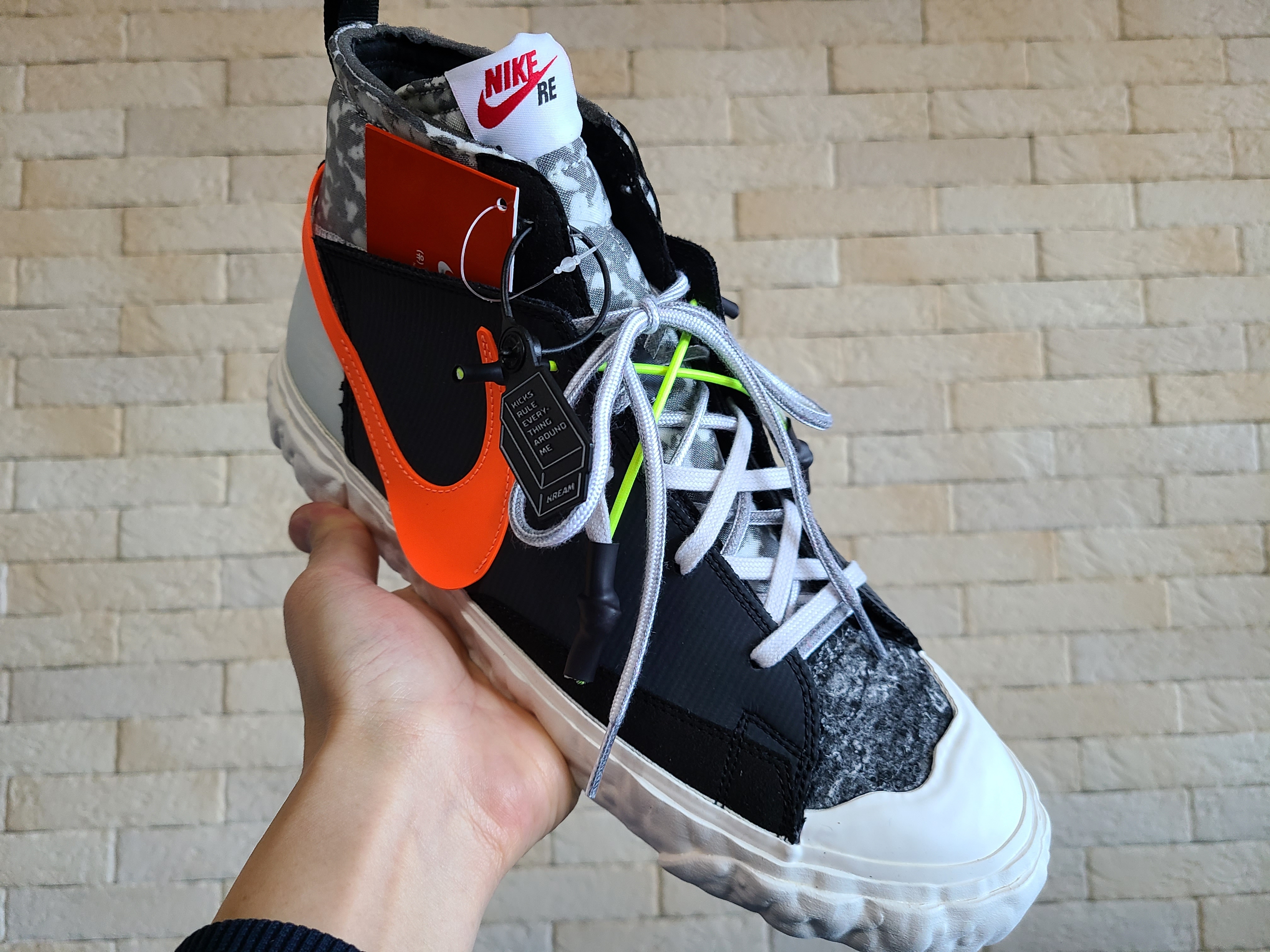 Nike x Readymade Blazer Mid Black 착용 스타일 - 3
