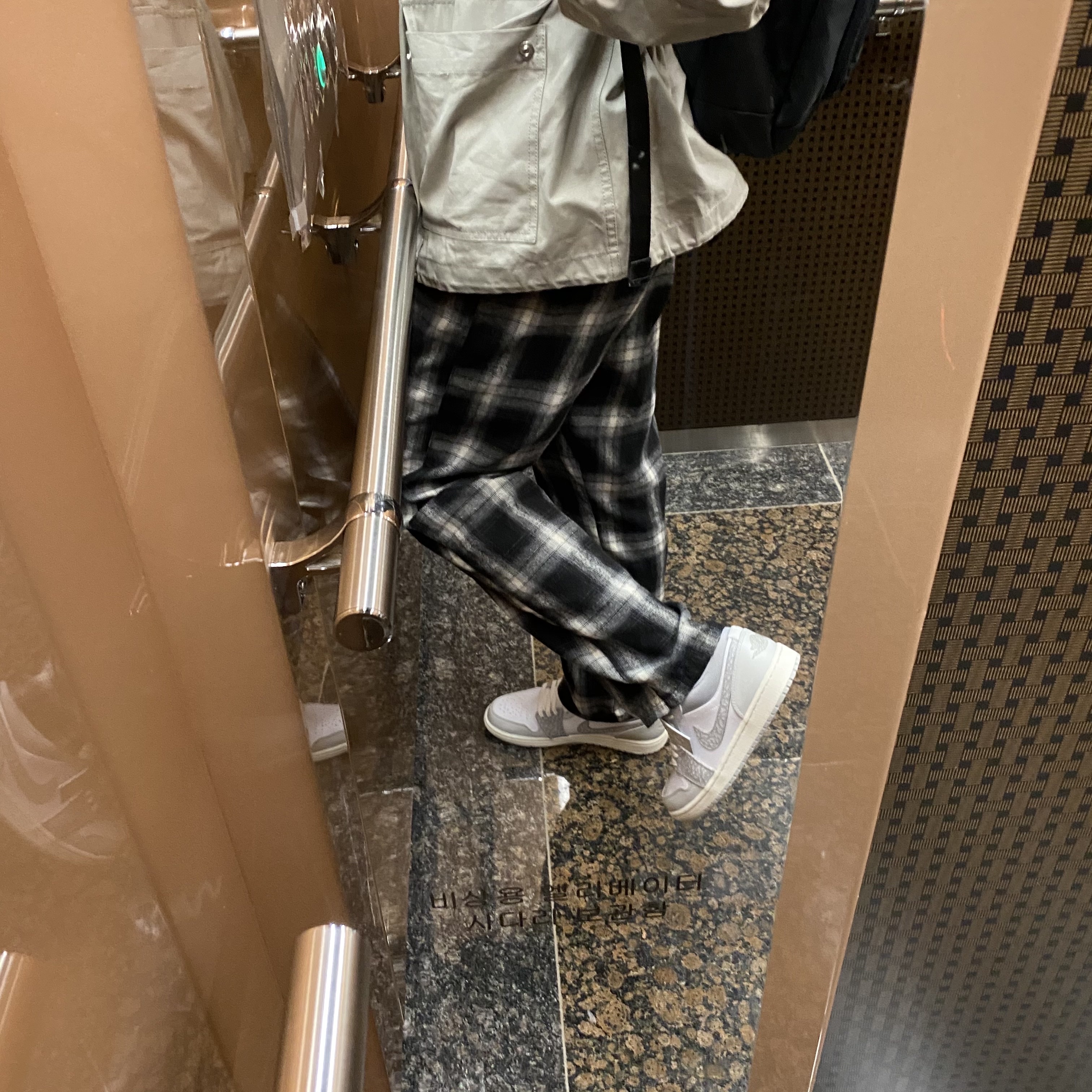 Jordan 1 Low PRM Elephant Print 착용 스타일 - 2