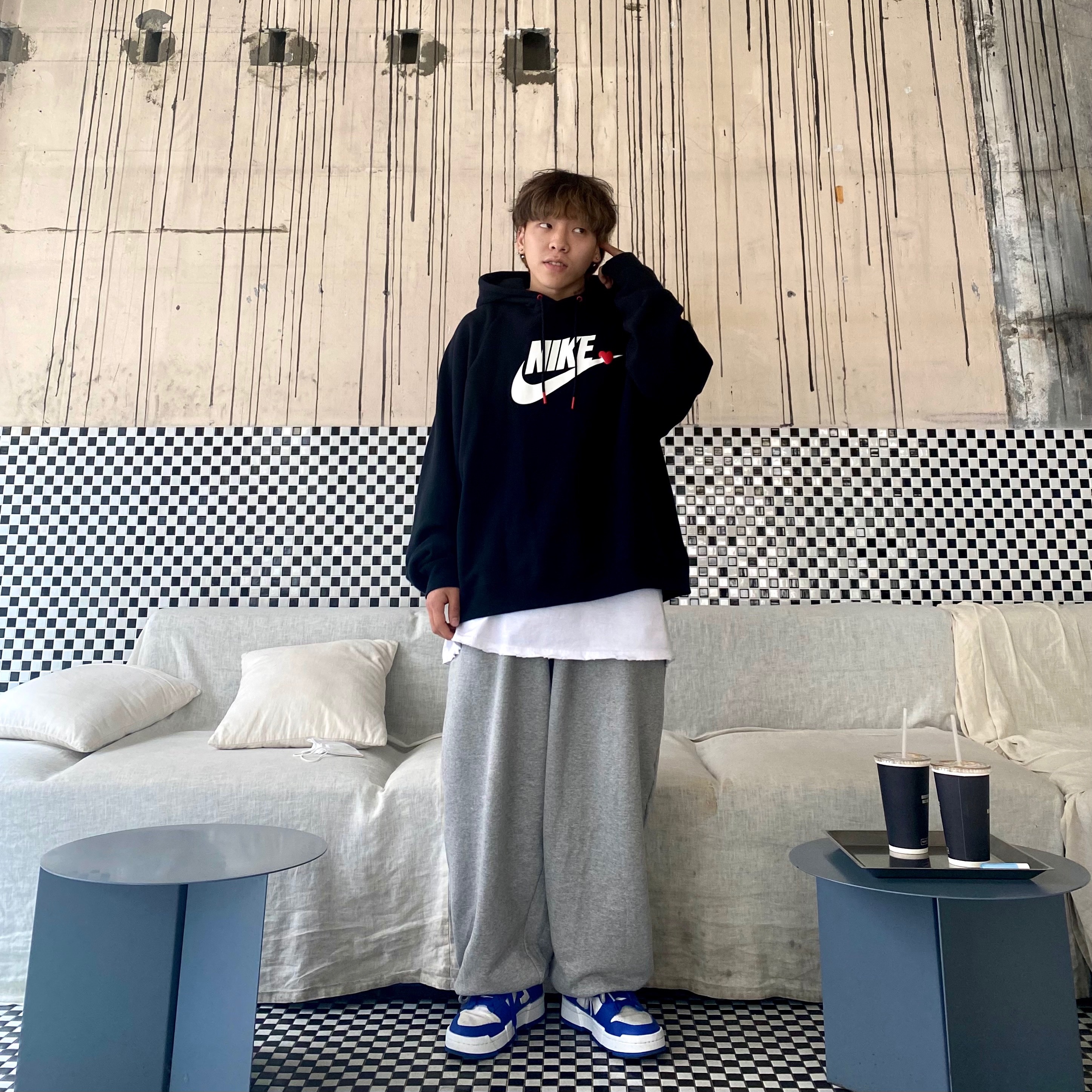 (W) Nike Dunk Low Disrupt Game Royal 착용 스타일