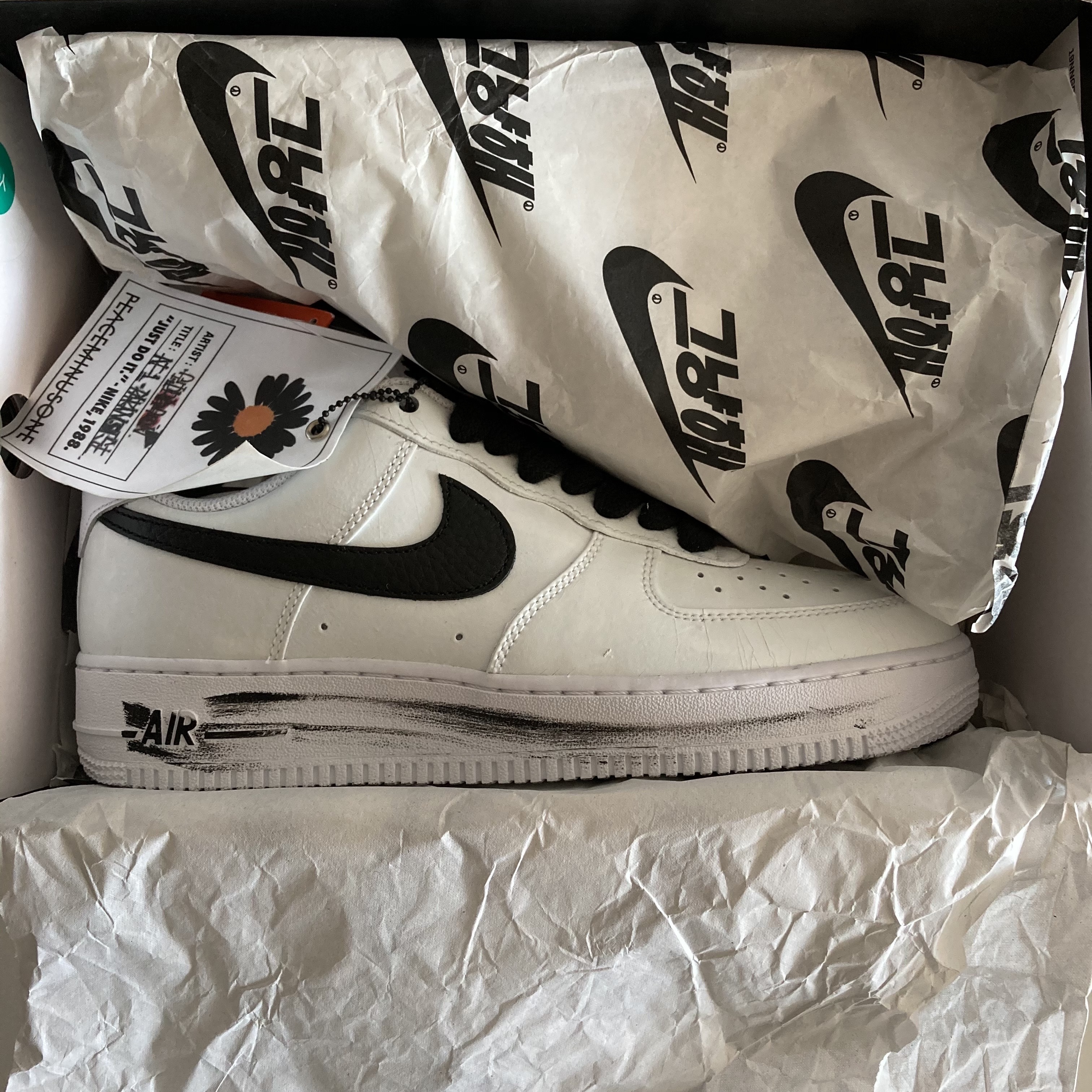 Nike x Peaceminusone Air Force 1 Low Para-Noise 2.0 착용 스타일