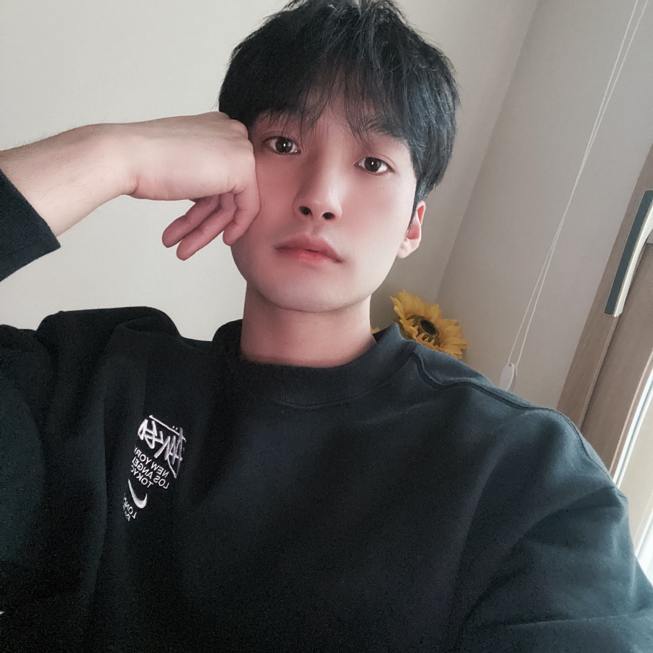 Nike x Stussy NRG ZR Fleece Crewneck Black - Asia 착용 스타일