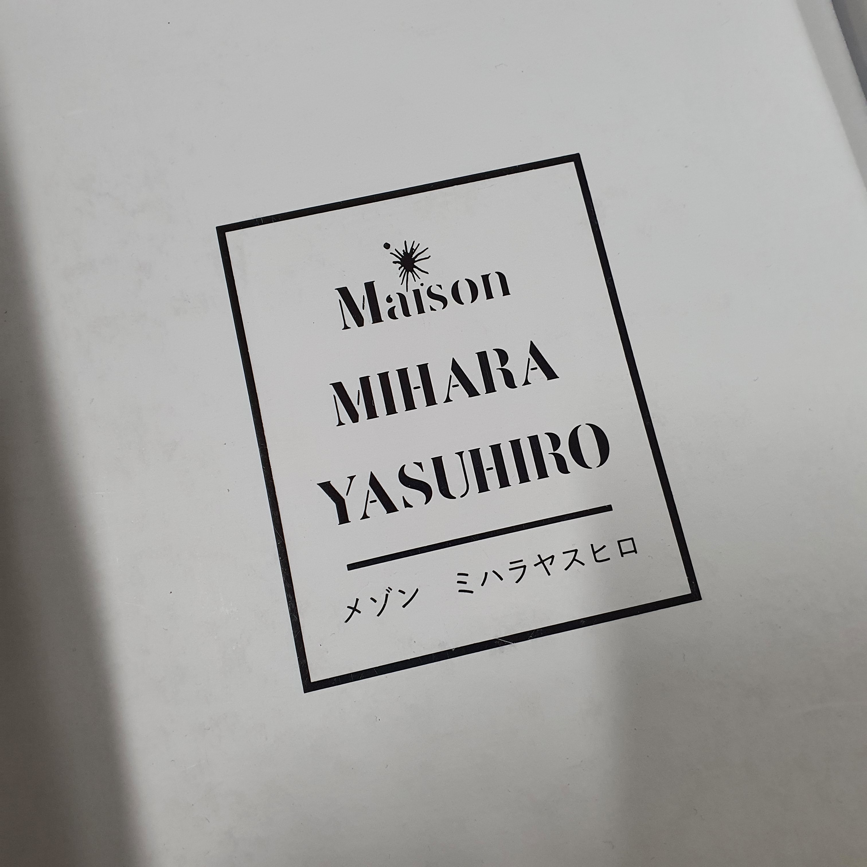 Maison Mihara Yasuhiro Peterson OG Sole Canvas Bandana Low-top Sneakers Black 착용 스타일 - 2