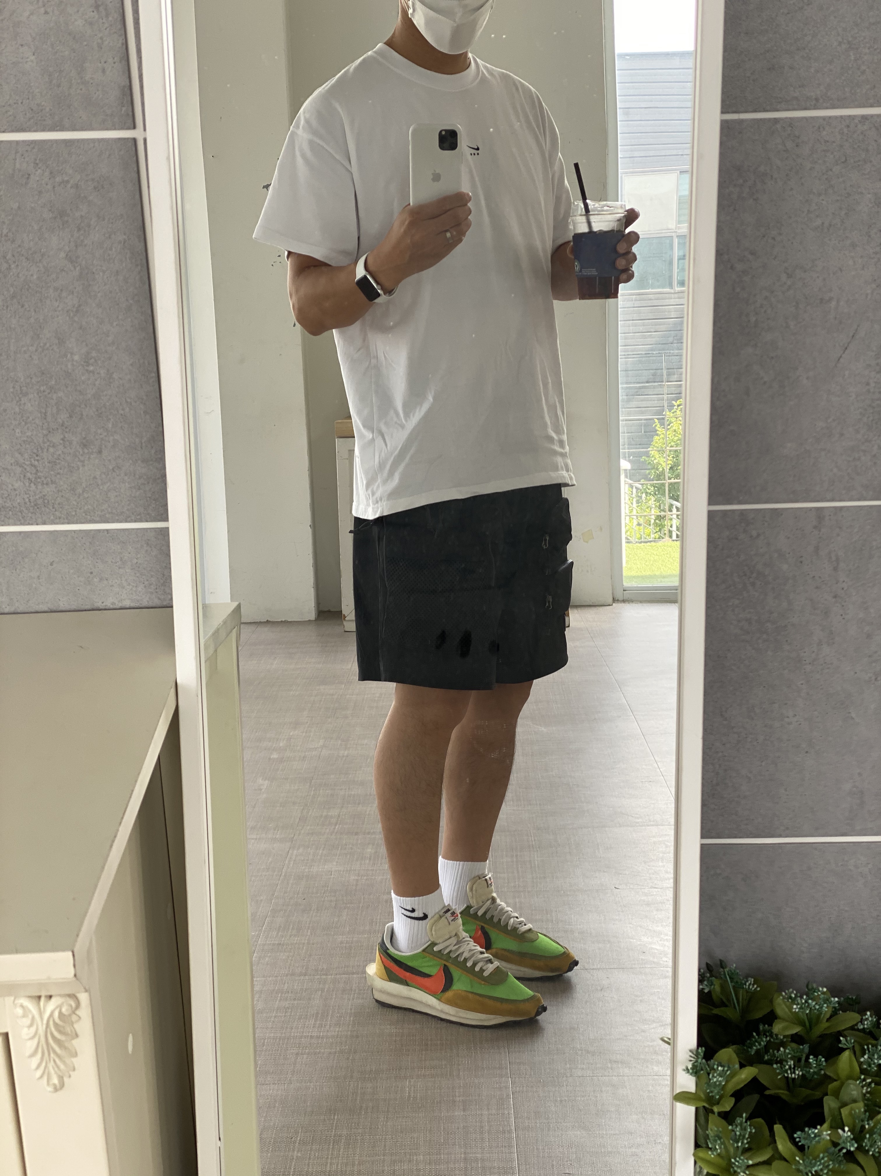 Nike x Off-White Dunk Low Pine Green 착용 스타일