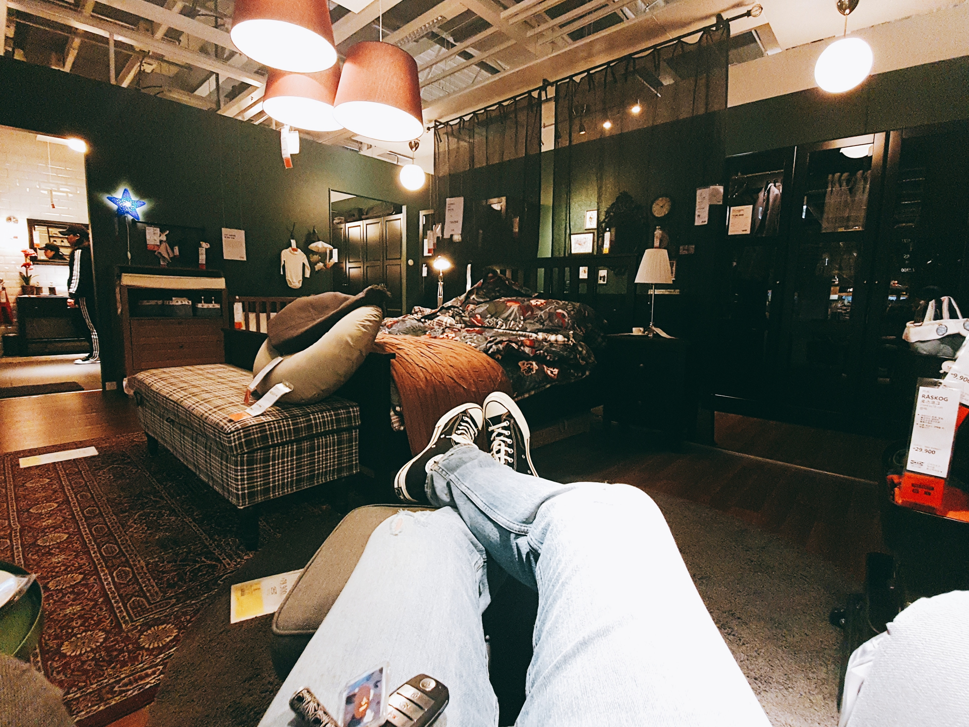 Converse Chuck 70 Hi Black 착용 스타일